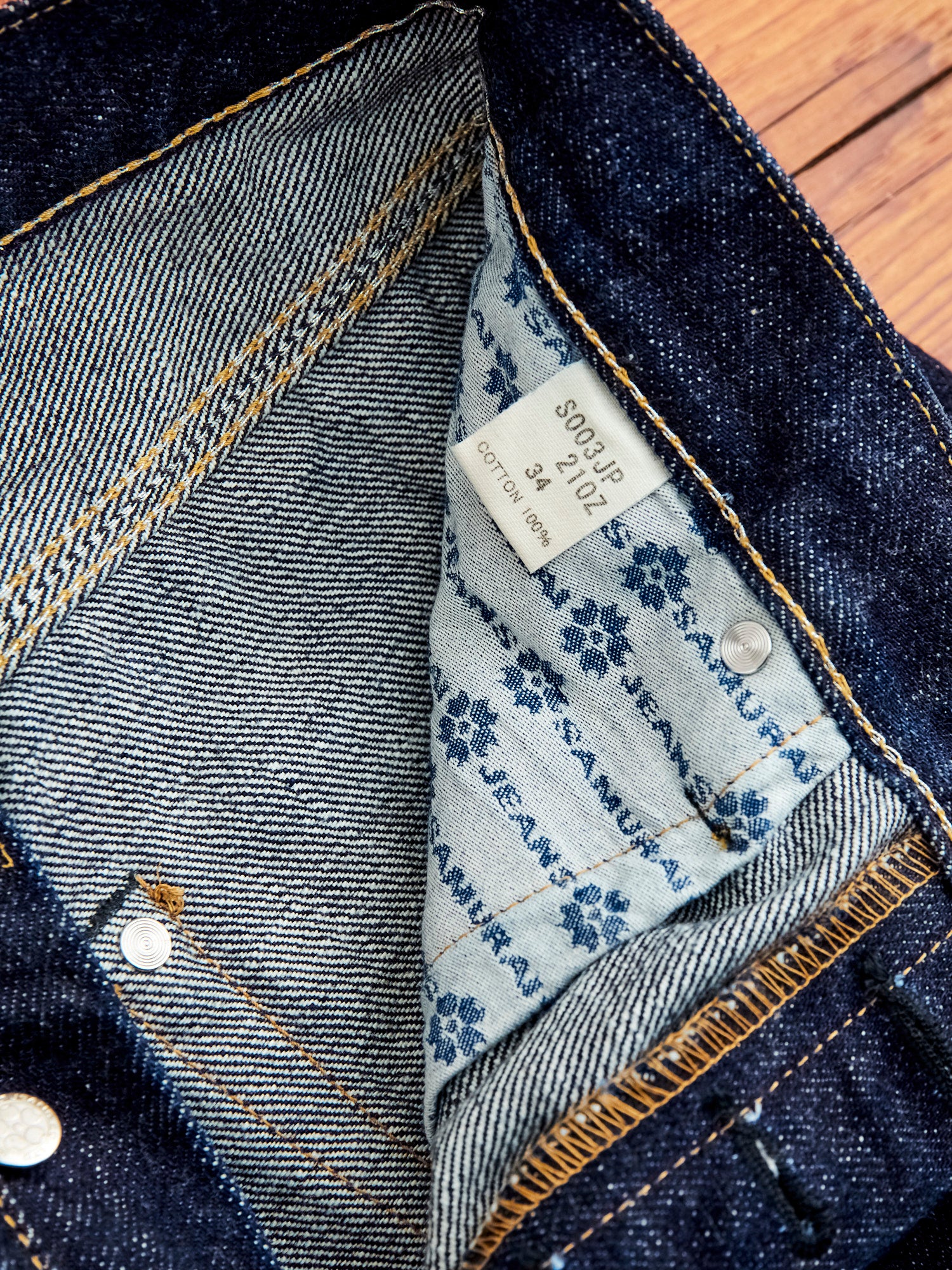 S003JP21oz "Yamato" 21oz Selvedge Denim - Slim Tapered Fit - Image 9