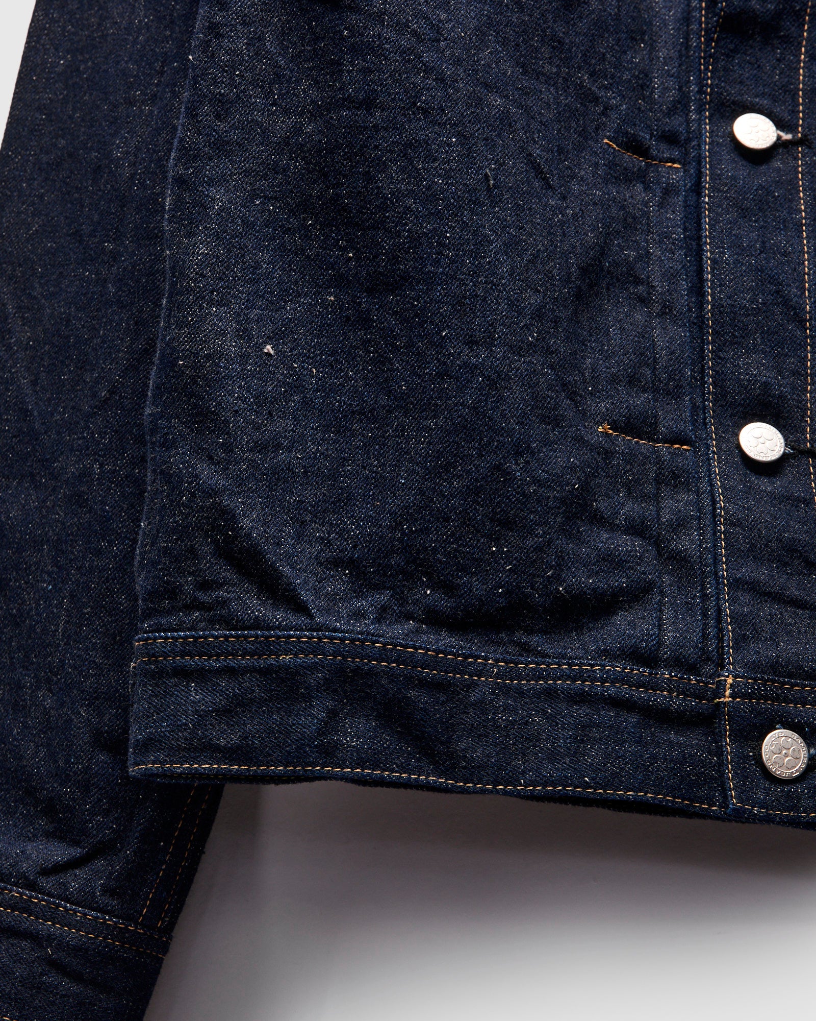 S101AX-SAKURA "Ai-Plus Sakura" 18oz Selvedge Denim Type 1 Jacket - Image 7