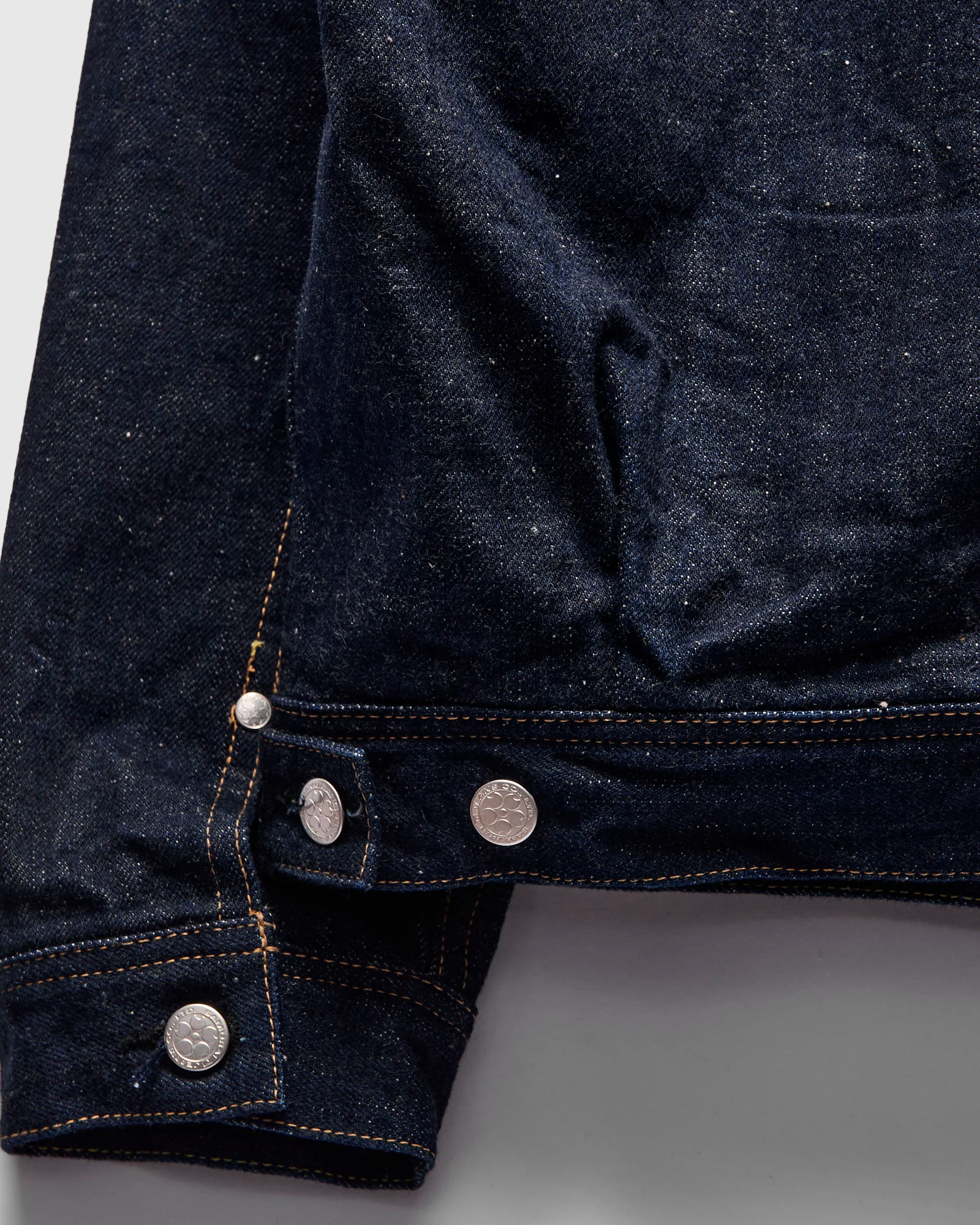 S101AX-SAKURA "Ai-Plus Sakura" 18oz Selvedge Denim Type 1 Jacket - Image 9