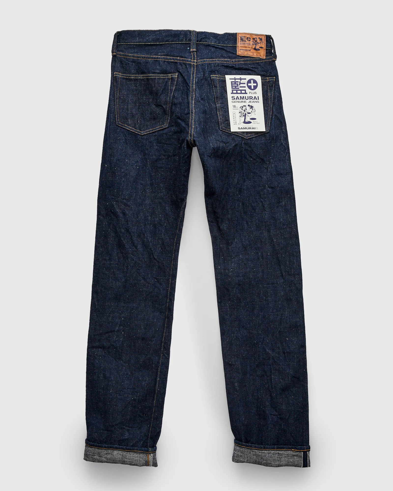 S500AX "Ai-Plus" 18oz Natural Indigo Selvedge Denim - Regular Straight Fit - Image 3