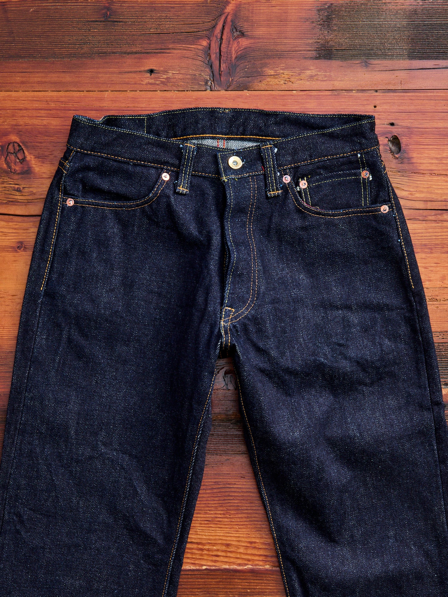 S510XX25oz-MT "Yari No Mataza" 25oz Selvedge Denim - Regular Straight Fit - Image 6