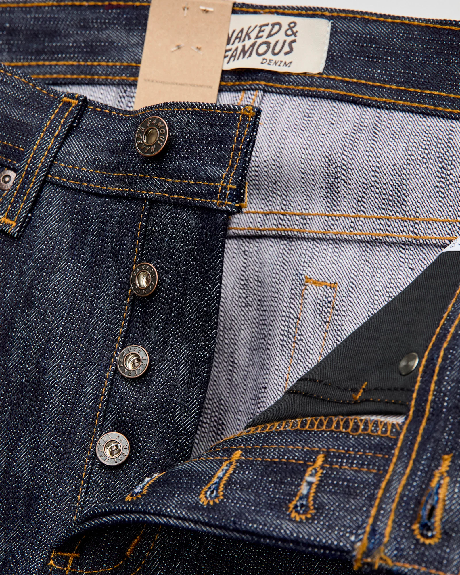 "Sakura Slub" 16.5oz Slub Selvedge Denim - Weird Guy Fit - Image 9
