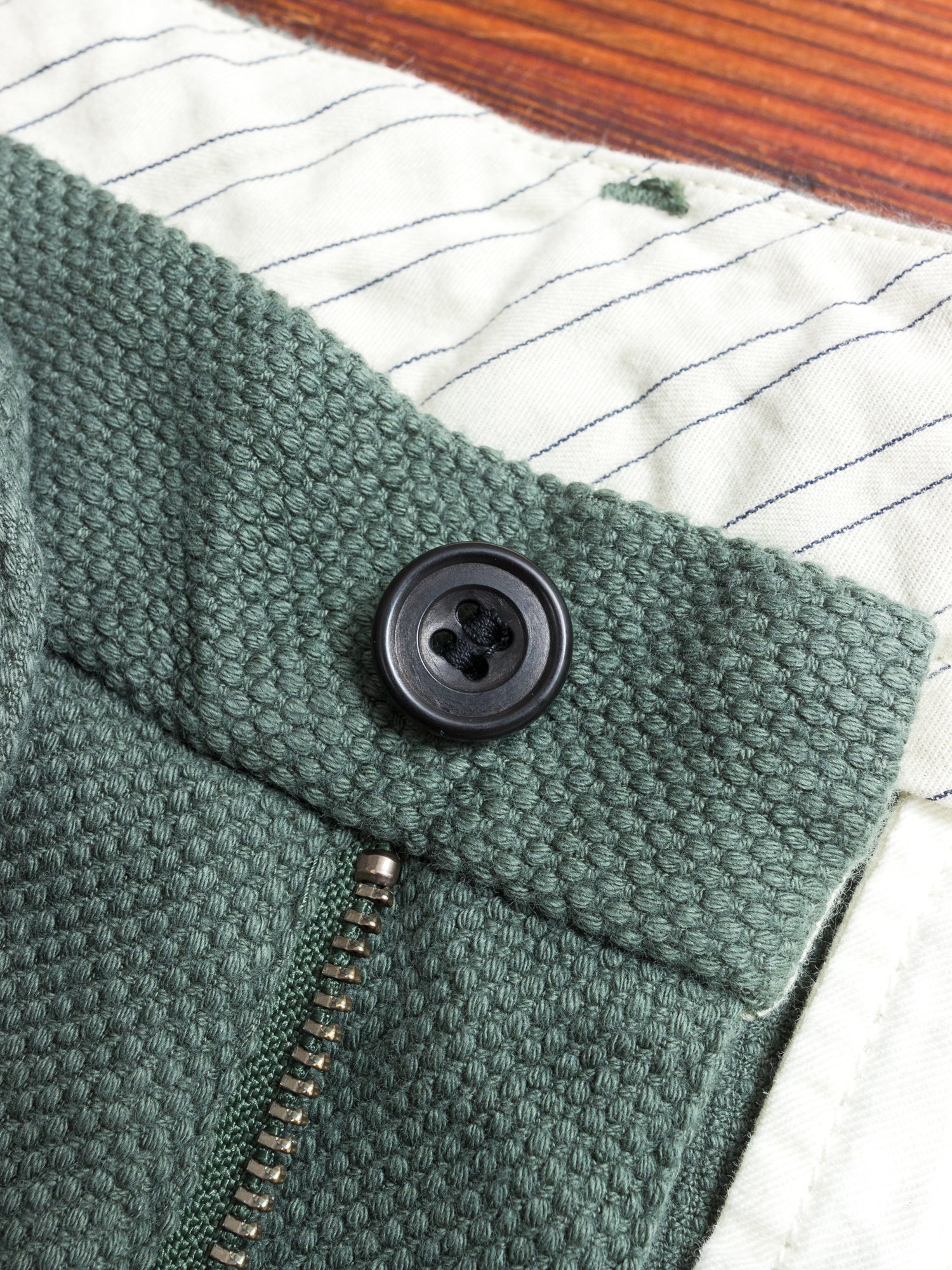 Sashiko Hakama Pants in Green - Image 9