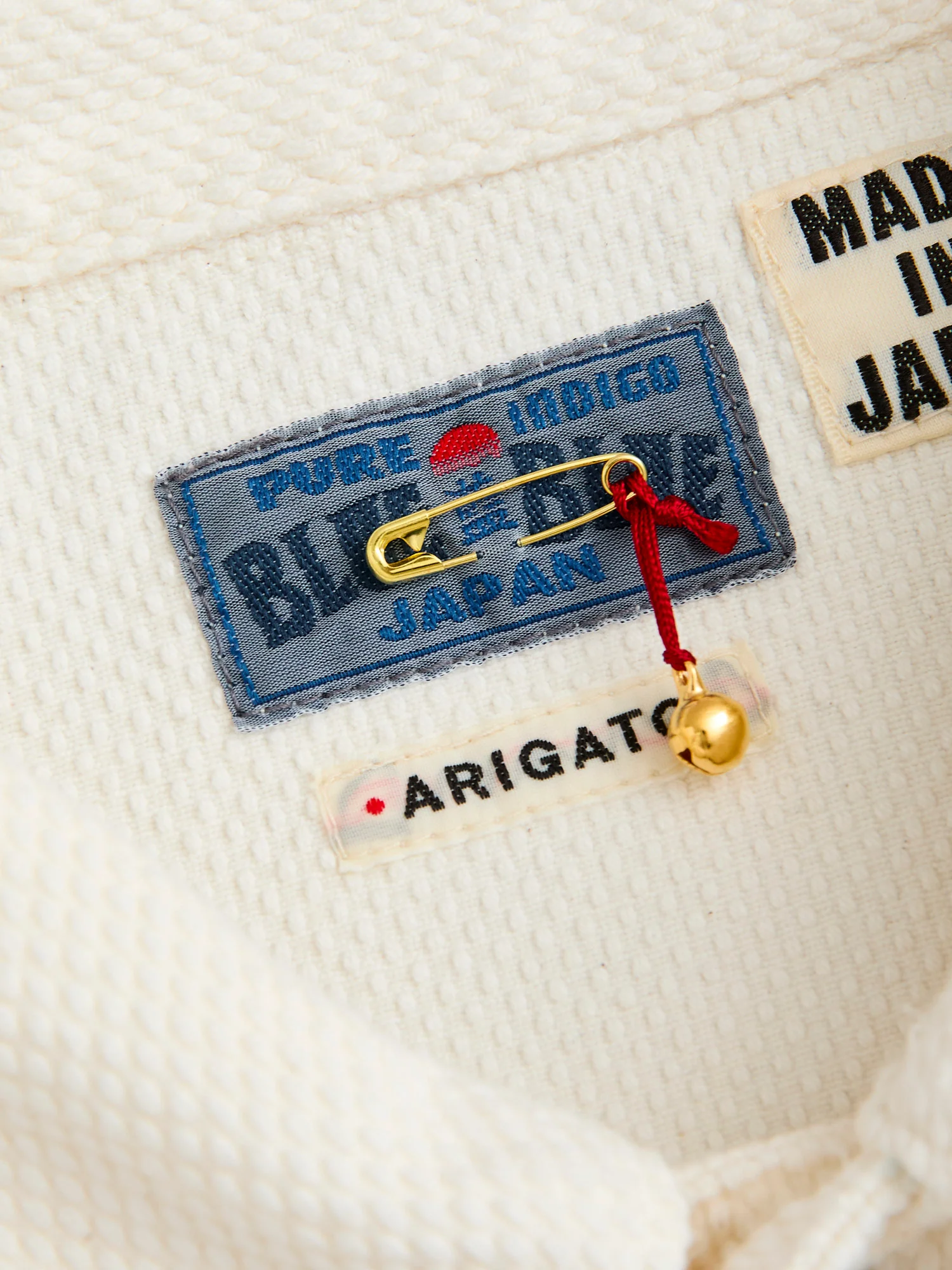 Sashiko Trucker Jacket in Natural - Image 4
