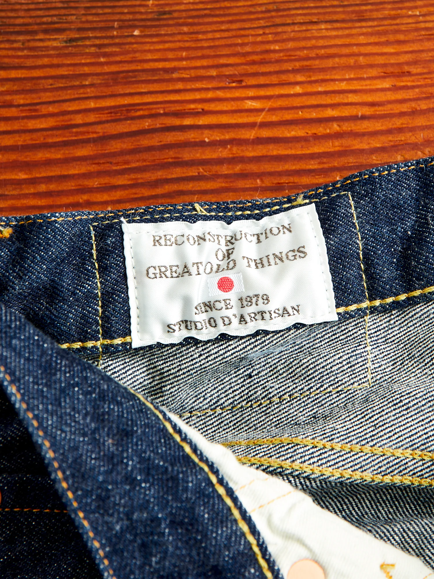 SD-808S "Natural Indigo" 15oz Selvedge Denim - Tapered Fit - Image 11