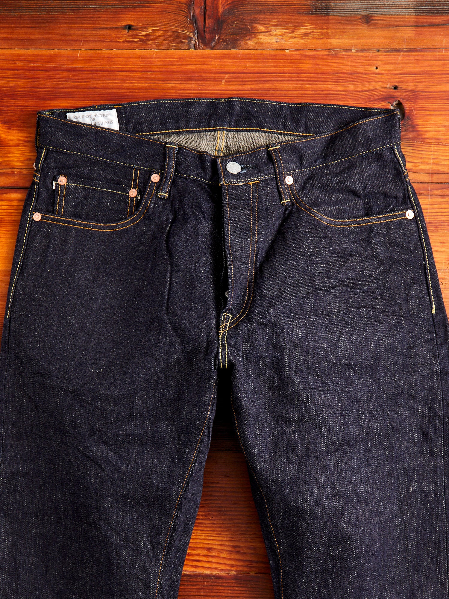 SD-909S "G3" 14oz Selvedge Denim - High Tapered Fit - Image 4