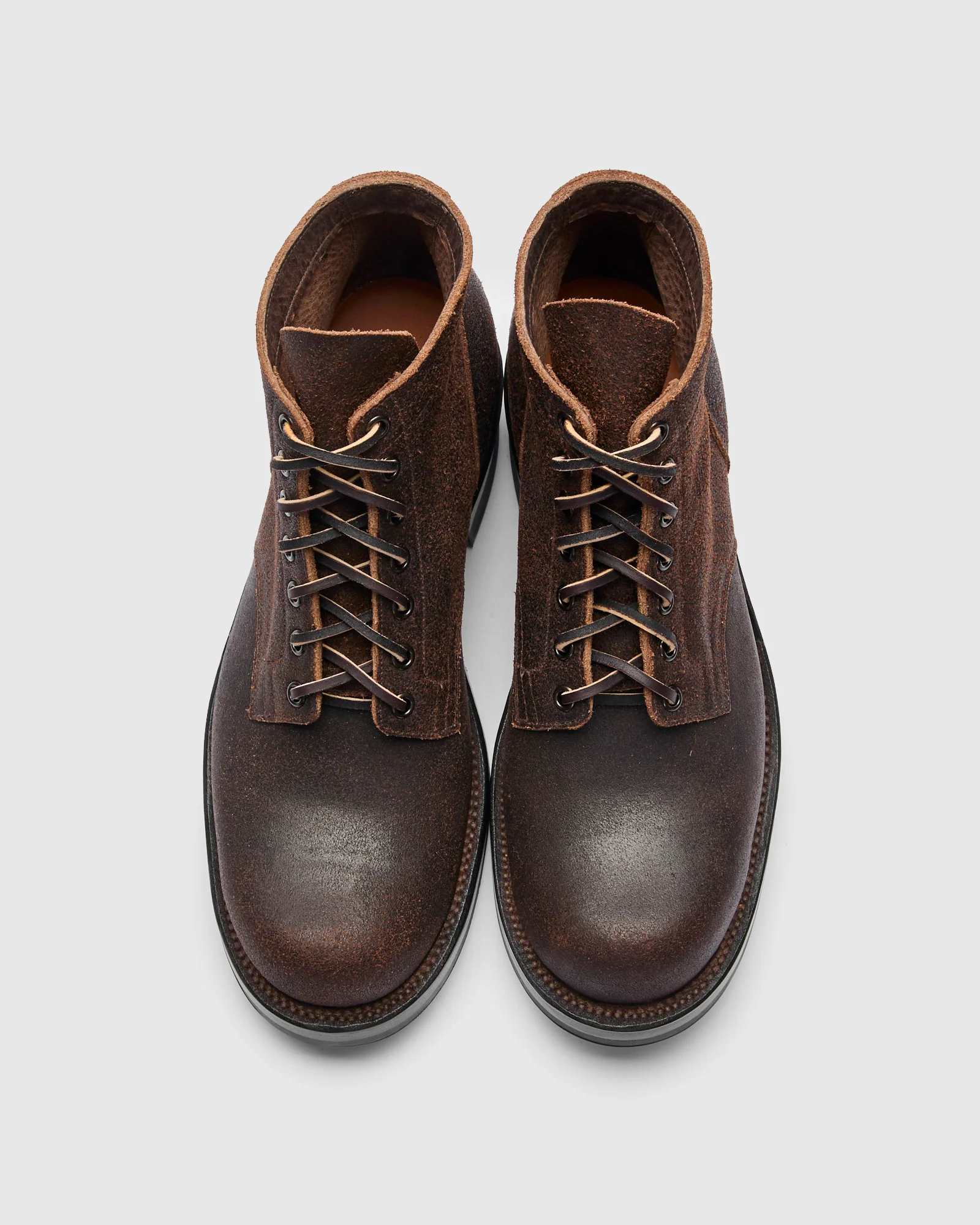 Service Boot 310 in Washed Brown Waxed Flesh - Image 6