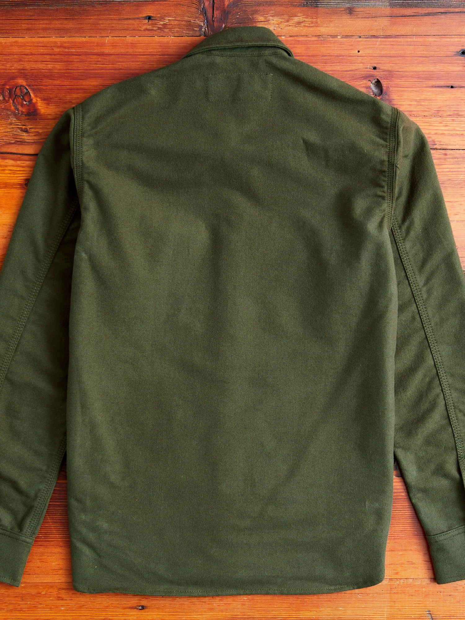 Service Shirt in Olive Flannel - Image 9