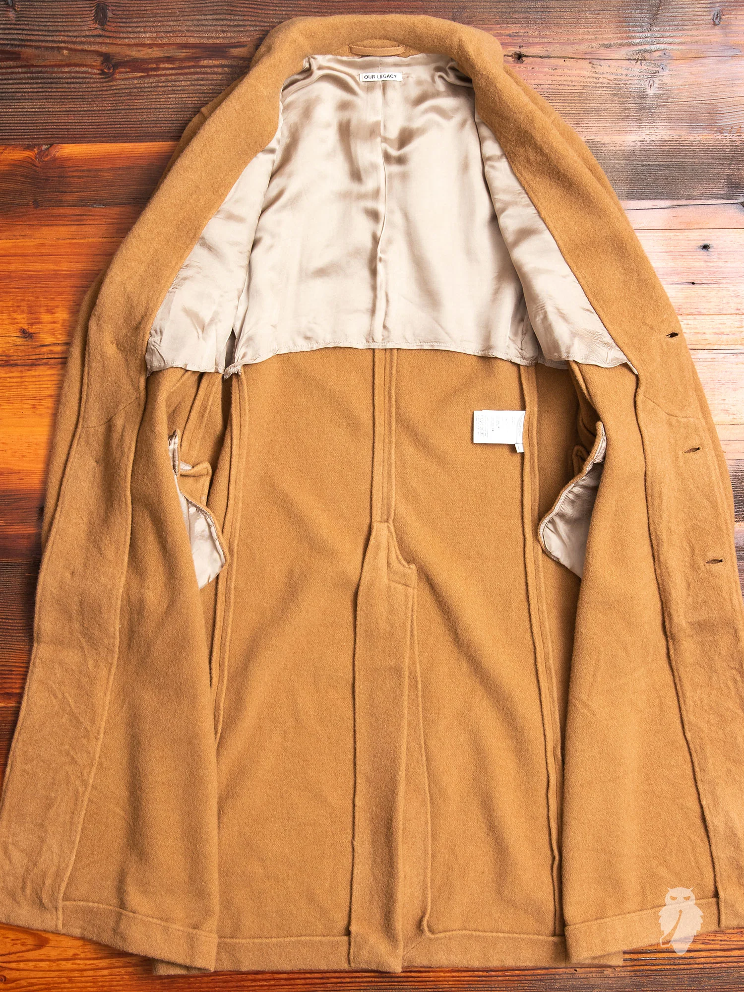 Shawl Contour Coat in Camel - Image 8