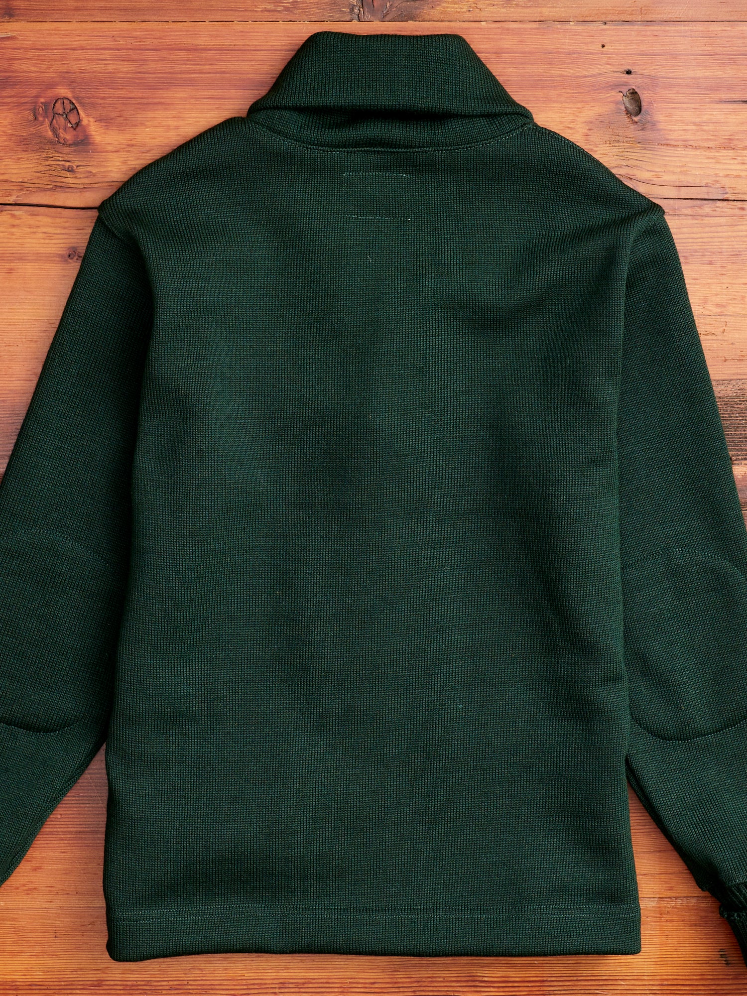 Shawl Sweater Coat in Pine - Image 7