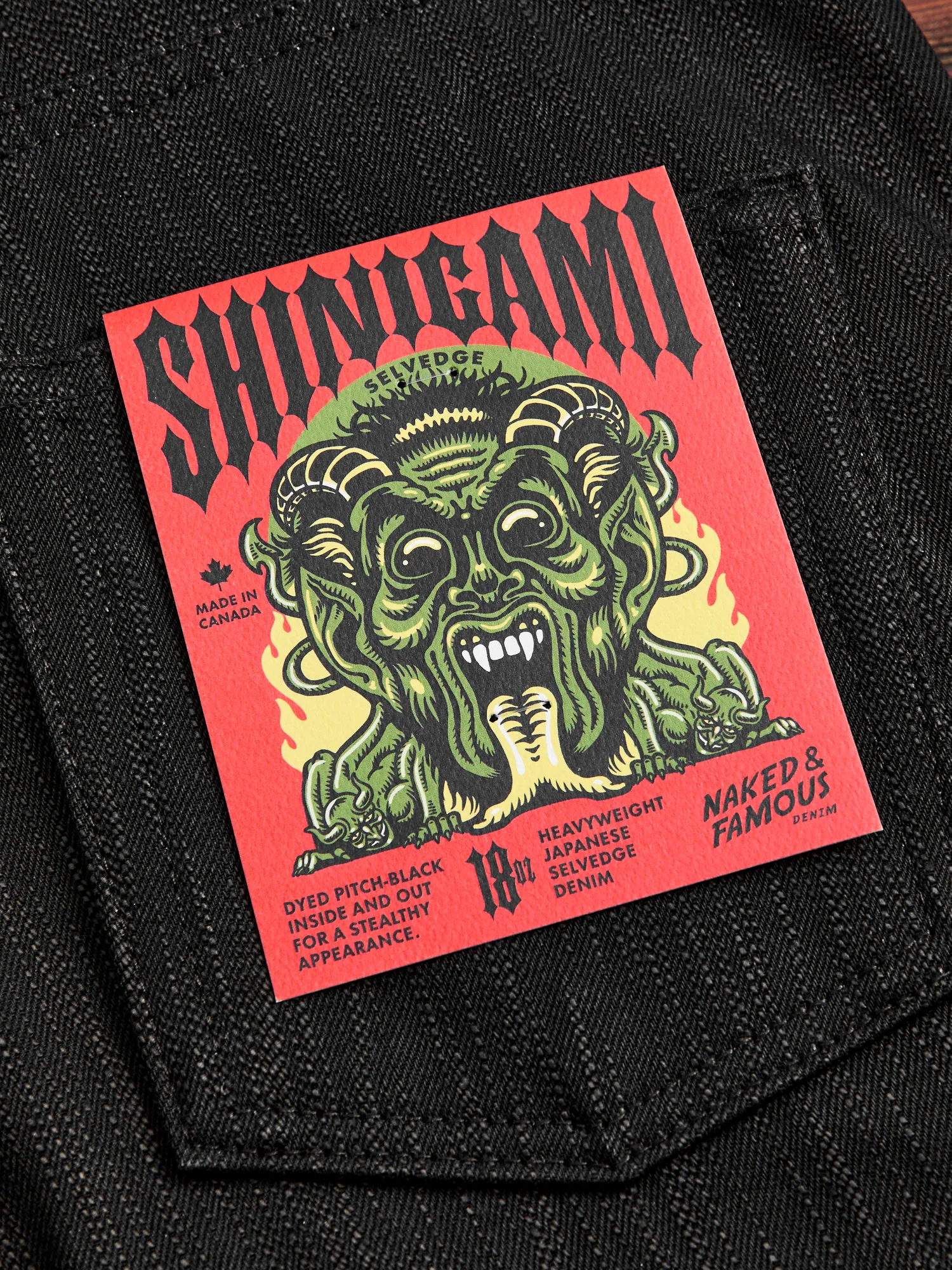 "Shinigami" 18oz Slub Selvedge Denim - Easy Guy Fit - Image 4