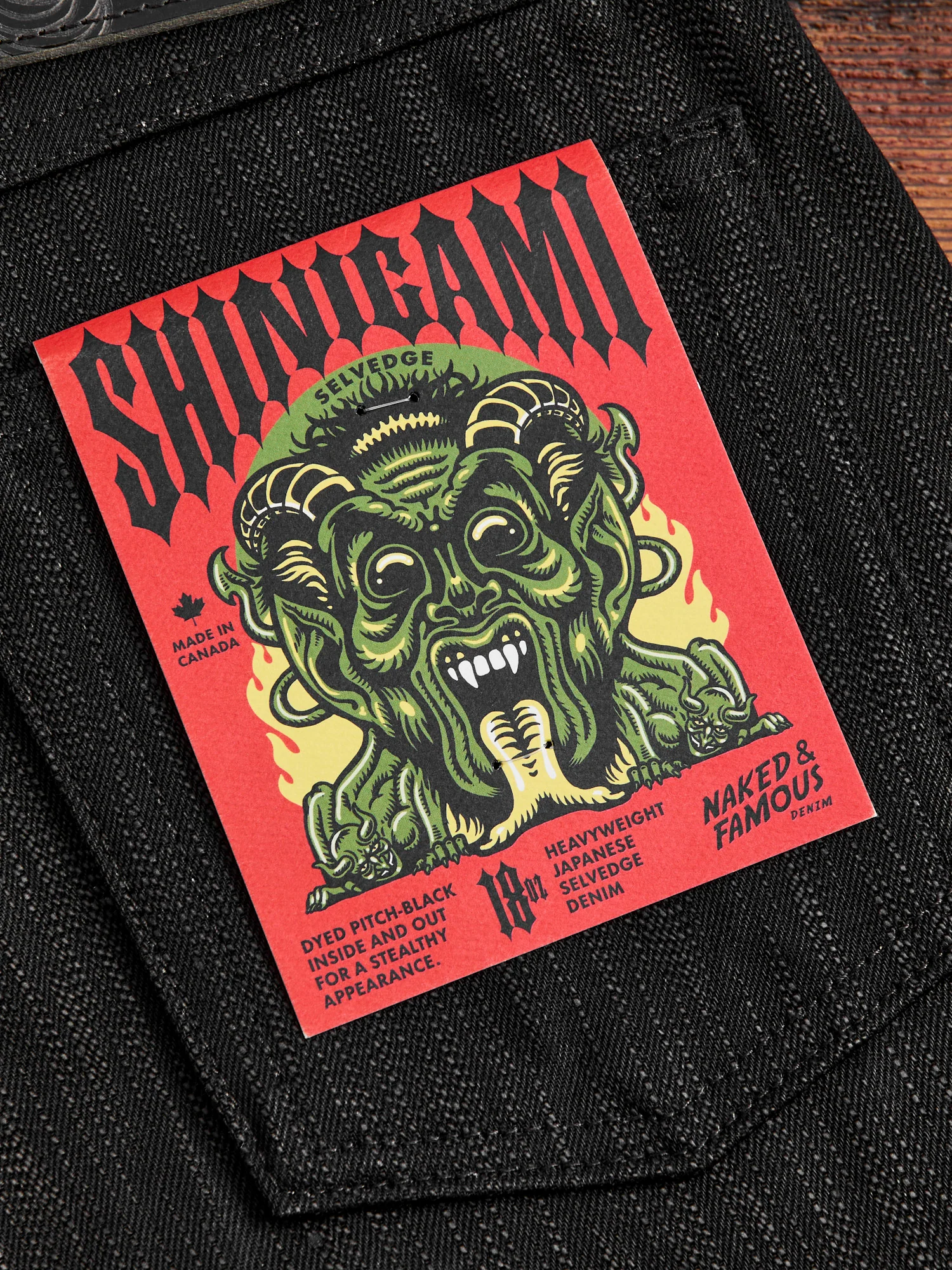 "Shinigami" 18oz Slub Selvedge Denim - True Guy Fit - Image 4