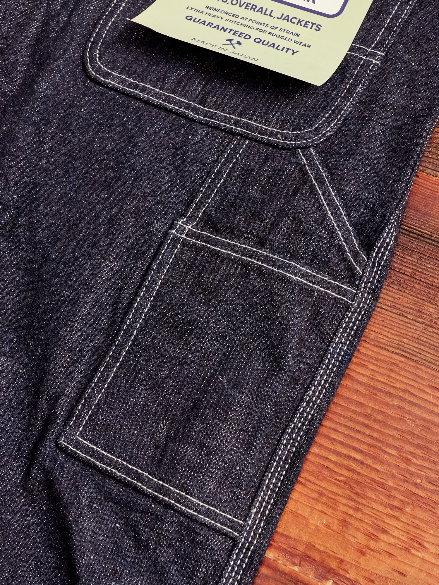 SJ310DX17oz "Zero Bushido" 17oz Selvedge Denim Work Pants - Wide Straight Fit - Image 10