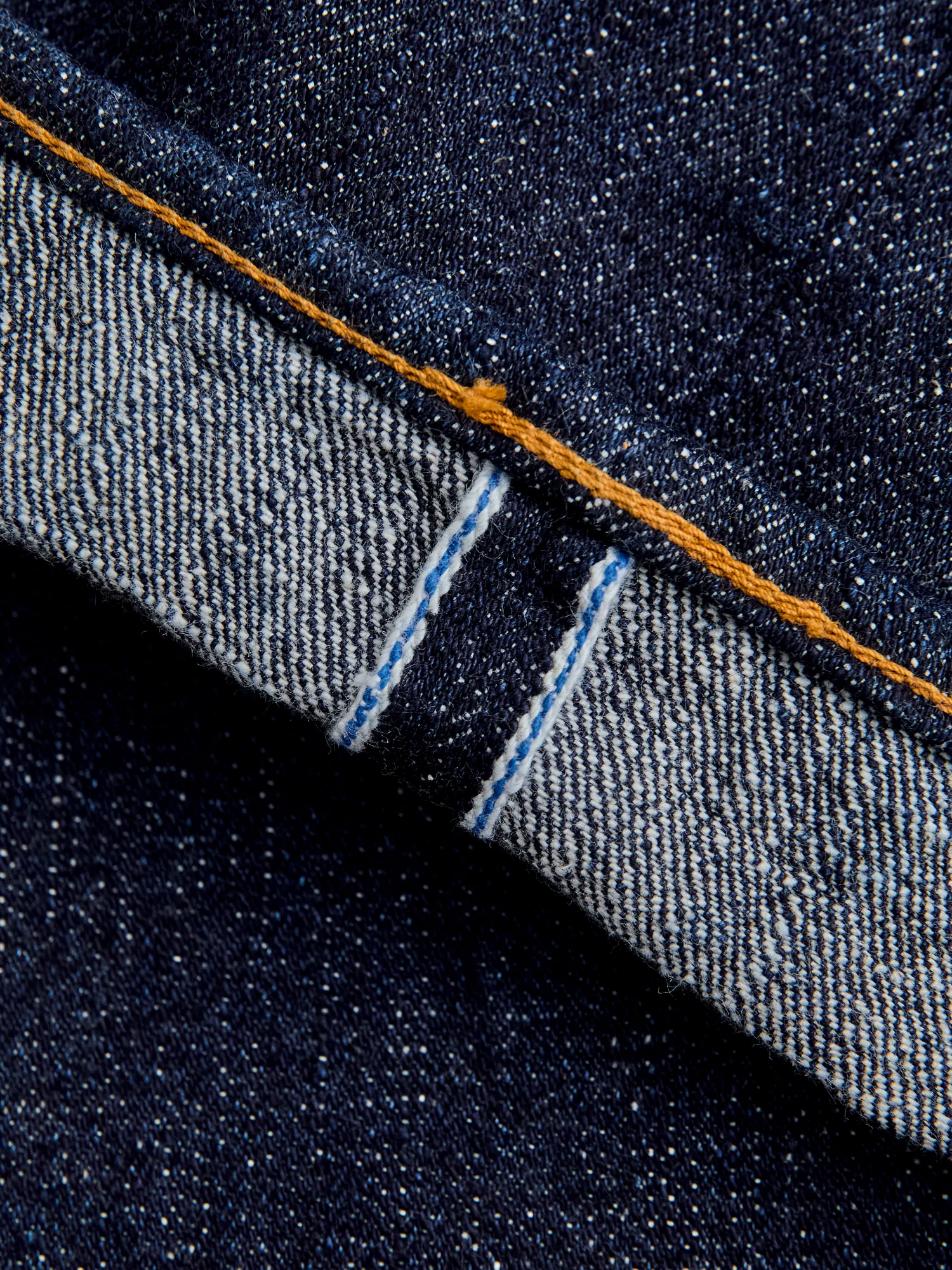 SLB-005 16.5oz Rinsed Selvedge Denim - Slim Straight Fit - Image 12