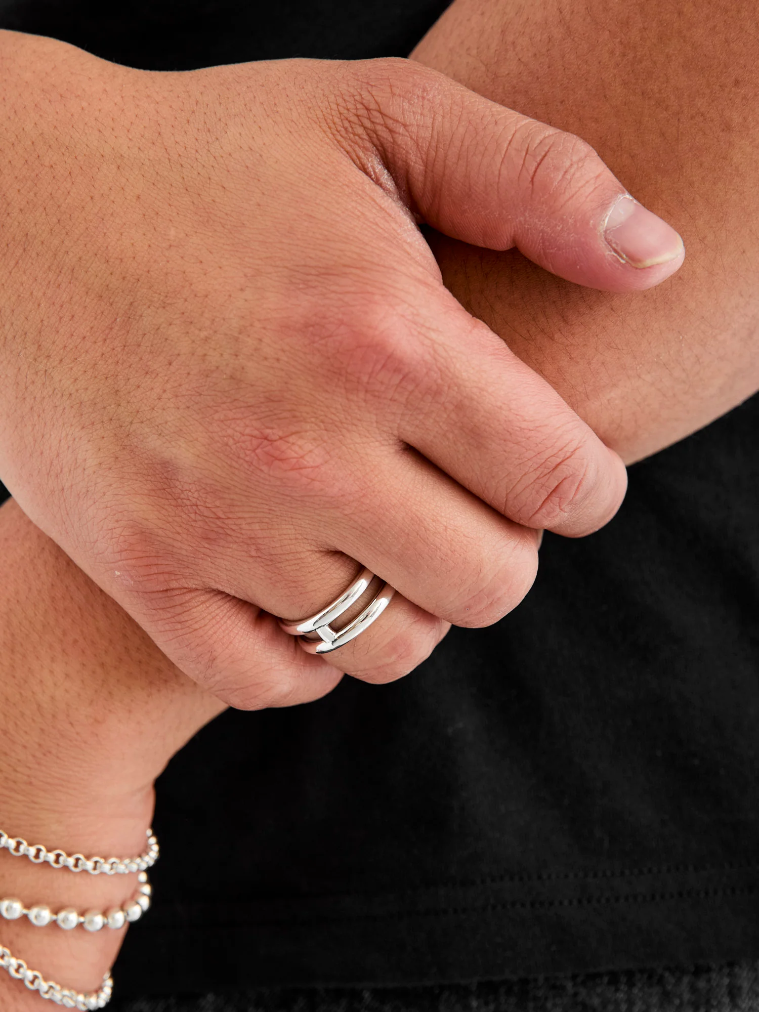 Slim Cigar Band in Sterling Sliver - Image 2