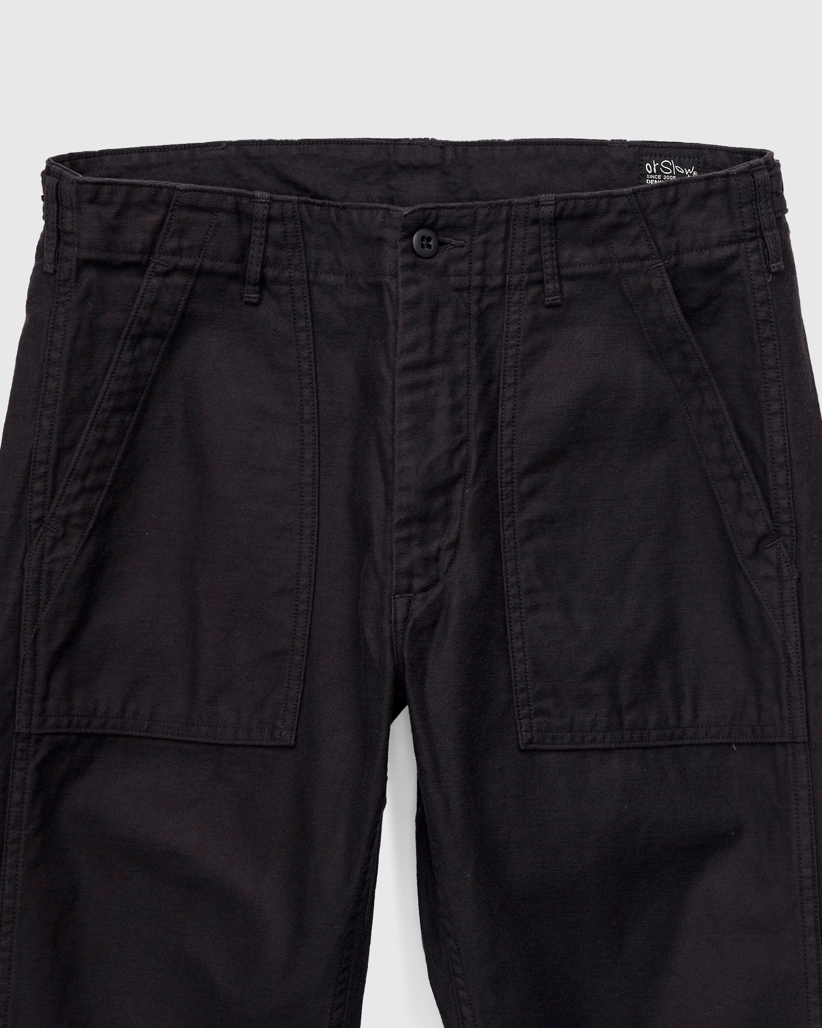 Slim Fatigue Pants in Black - Image 6