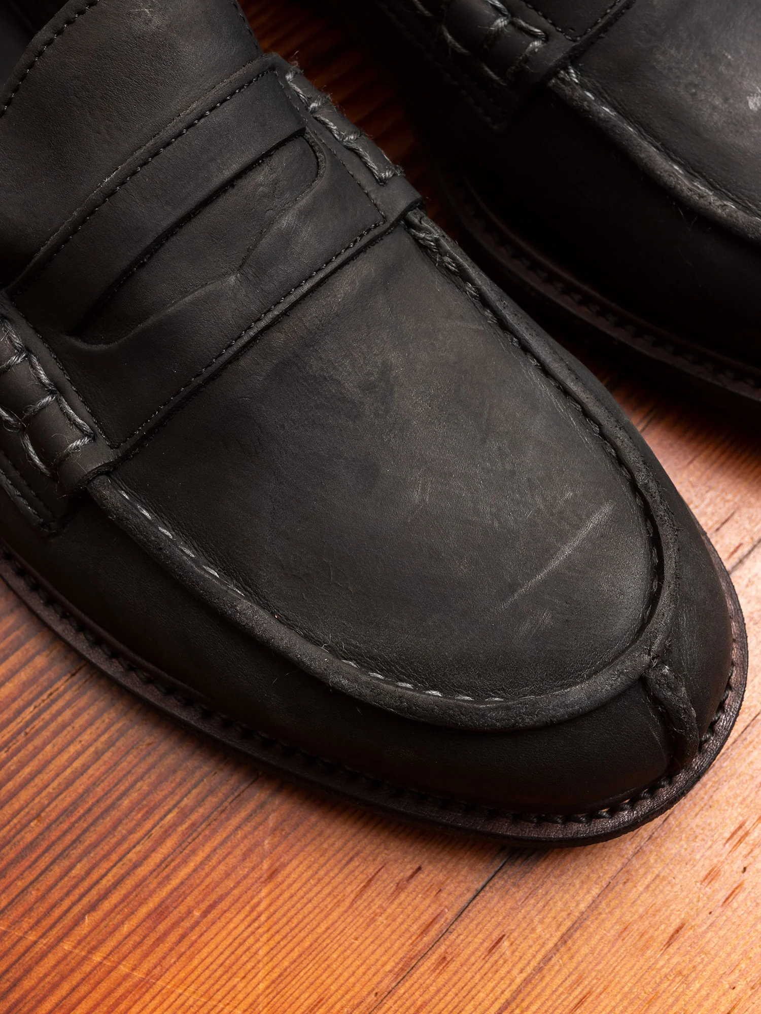Slouchy Loafers in Black - Image 4