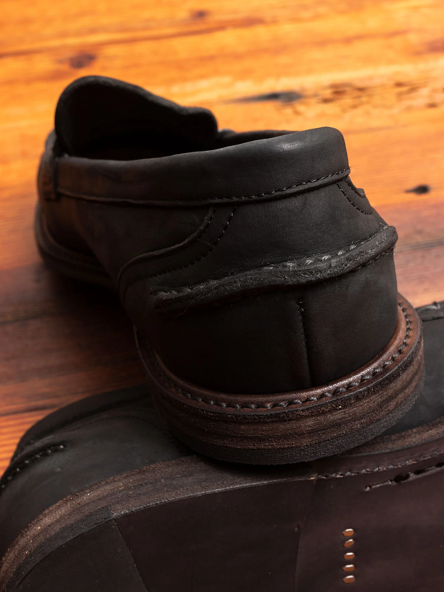 Slouchy Loafers in Black - Image 6