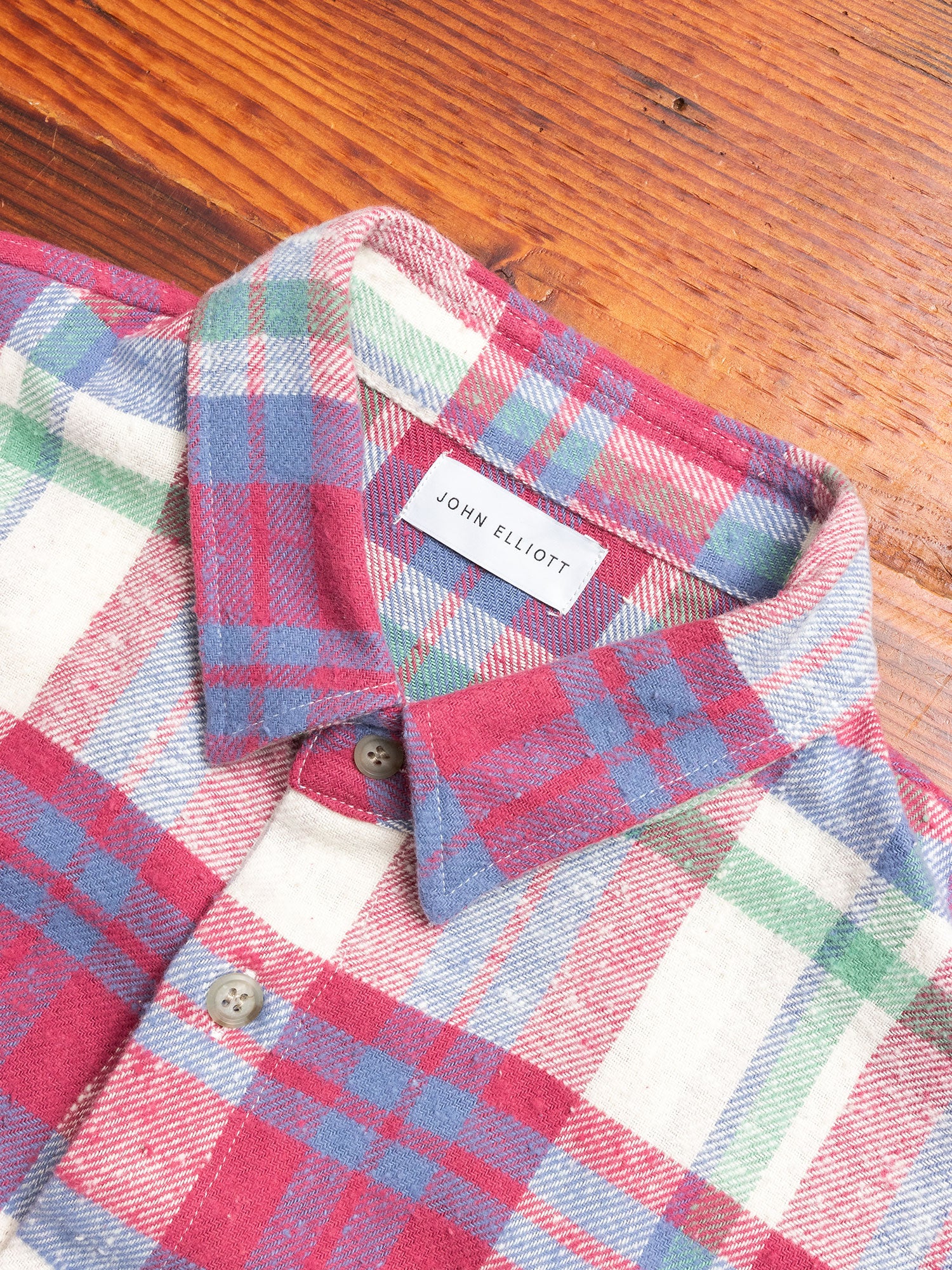 Sly Straight Hem Flannel in Sour Patch - Image 2
