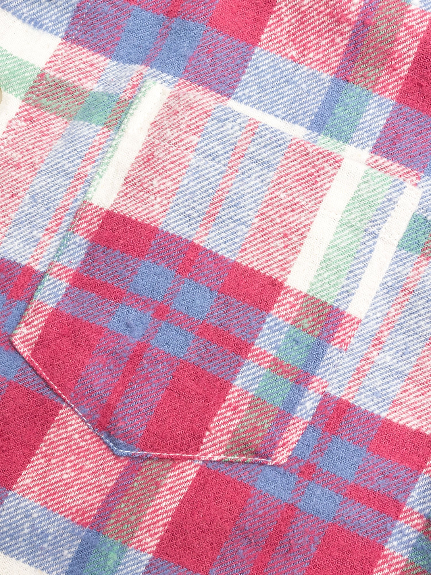 Sly Straight Hem Flannel in Sour Patch - Image 3