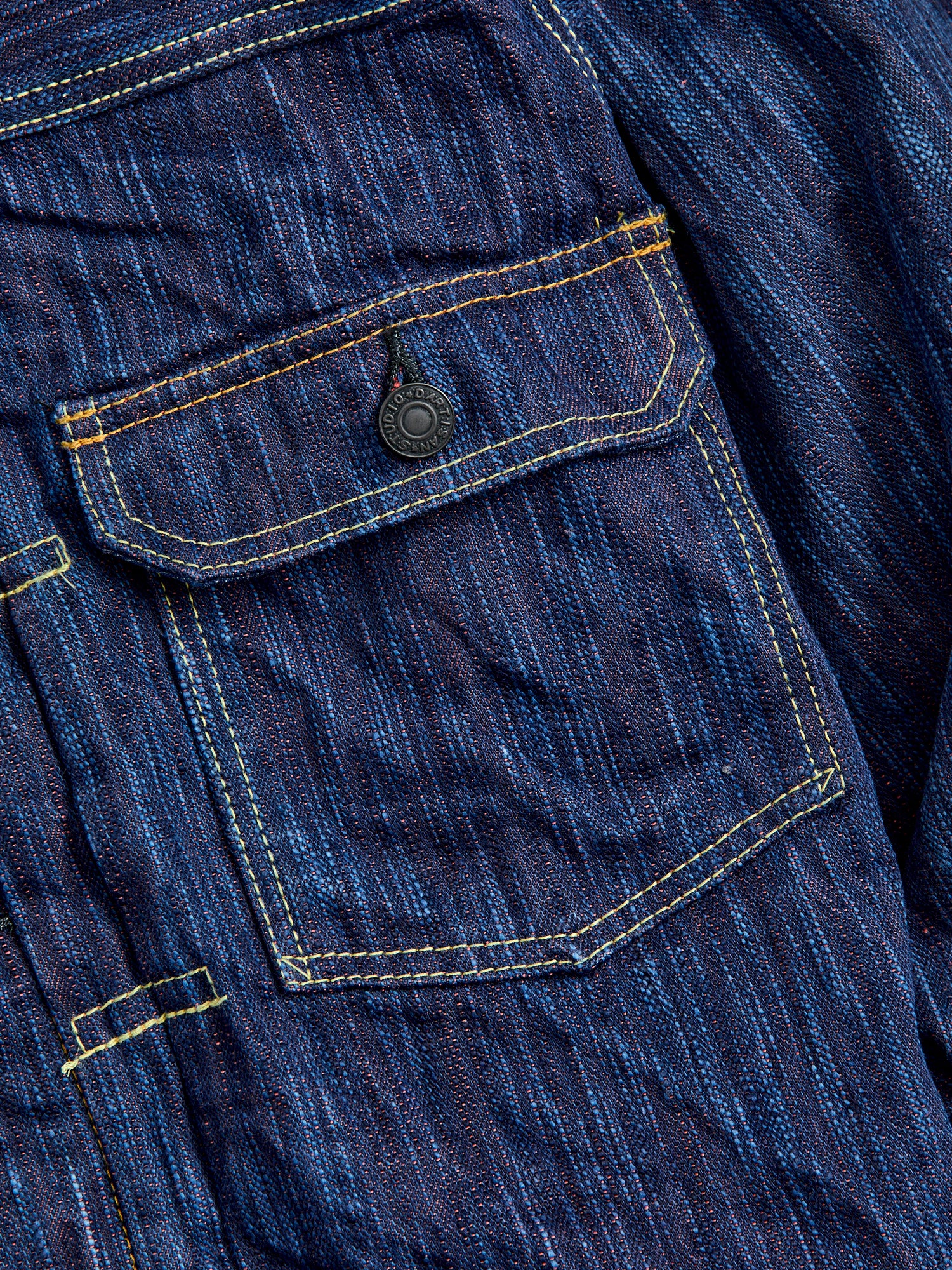 SP-088 "Tokushima Hinode-Awa Shoai" 45th Anniversary 15oz Selvedge Denim Type-2 Jacket in Indigo - Image 6