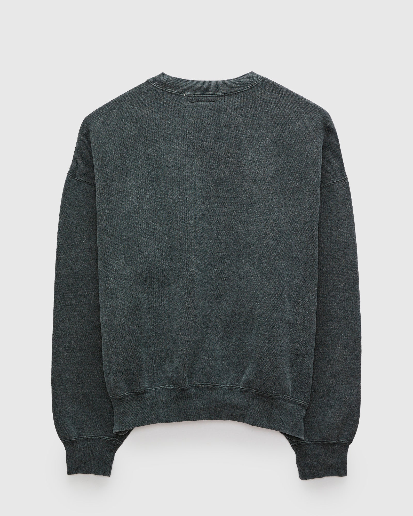 Special Finish Fleece Lined Crewneck in Black - Image 2