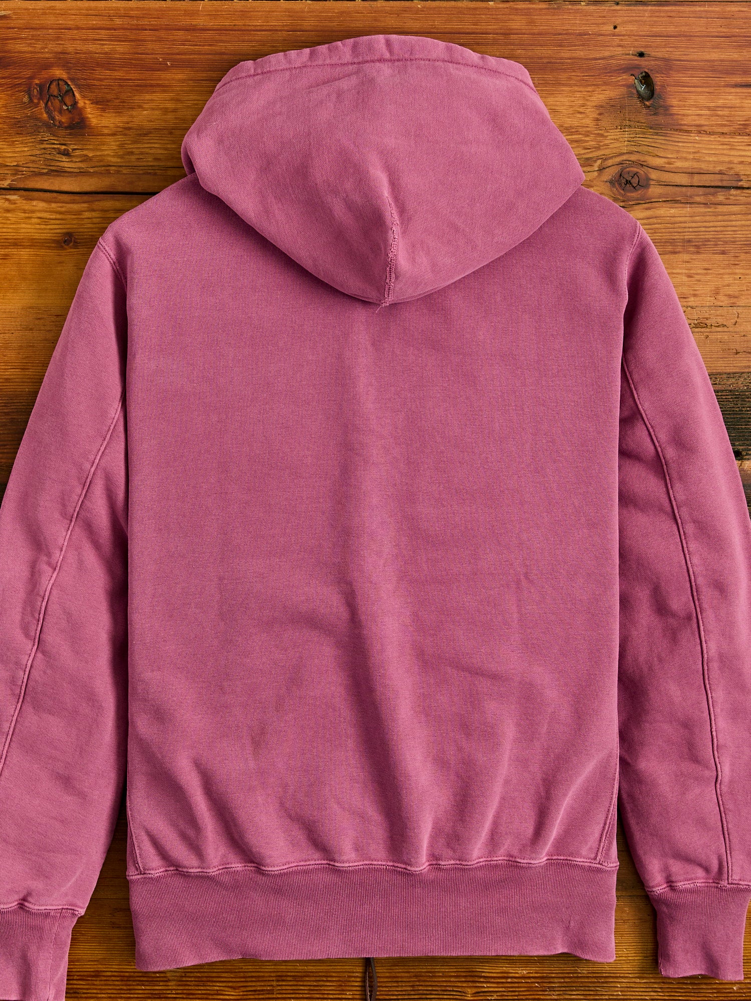 Special Finish Zip Hoodie in Bordeaux - Image 3