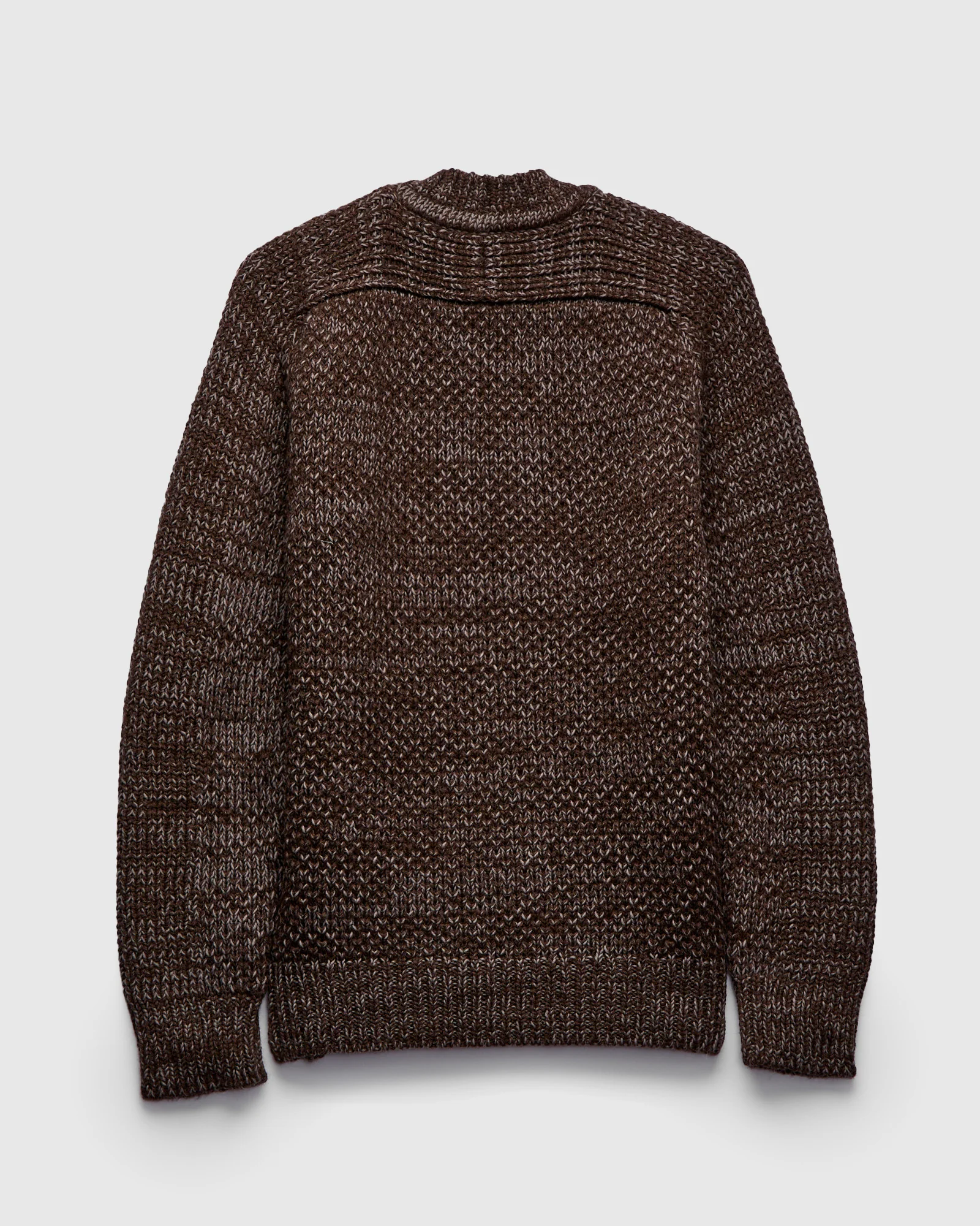 Spencer Thermal in Brown Alpaca/Walnut Cotton - Image 3