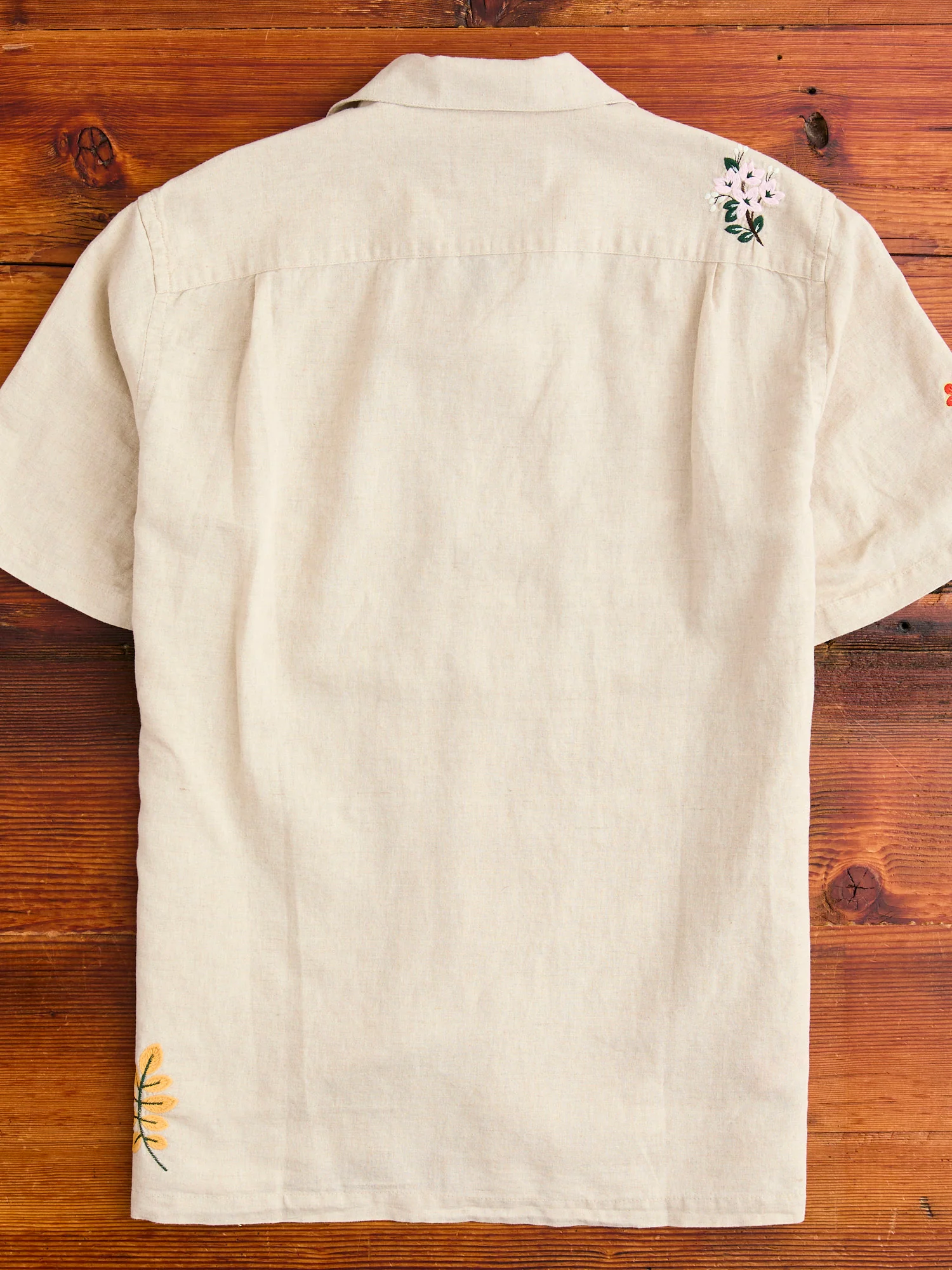 Spring 2 Button-Up Shirt in Ecru - Image 11