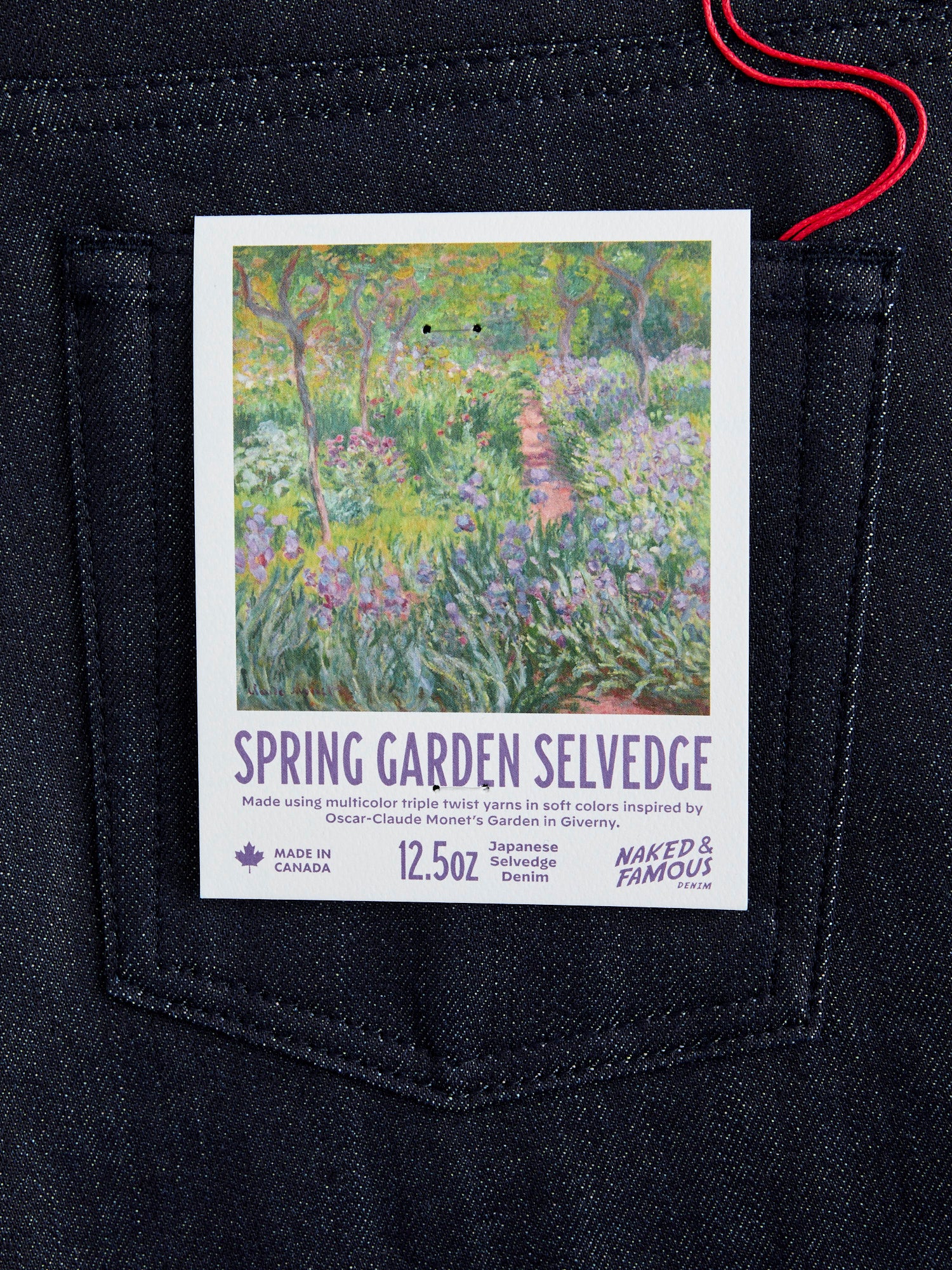 "Spring Garden Selvedge" 12.5oz Selvedge Denim - Weird Guy Fit - Image 4