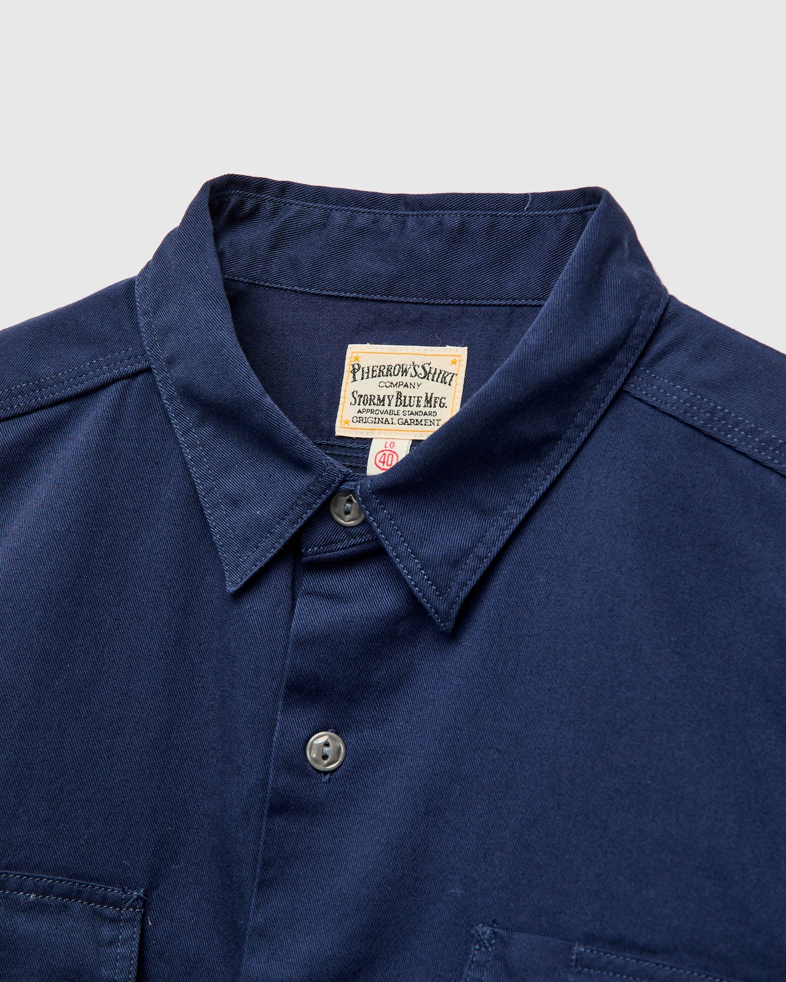 SS Garage Shirt in Navy - Image 3