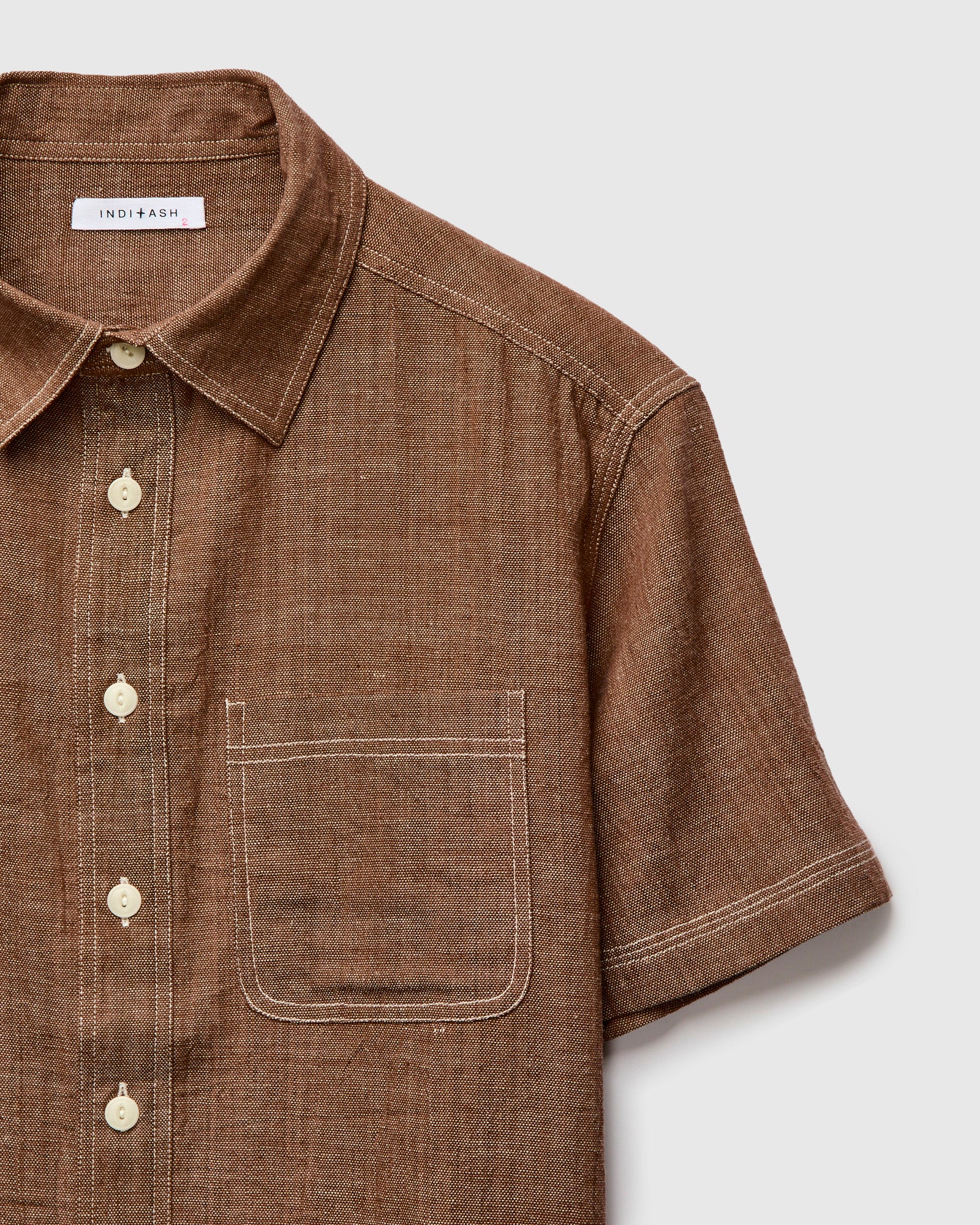SS Marc Shirt in Cutch Natural - Image 3