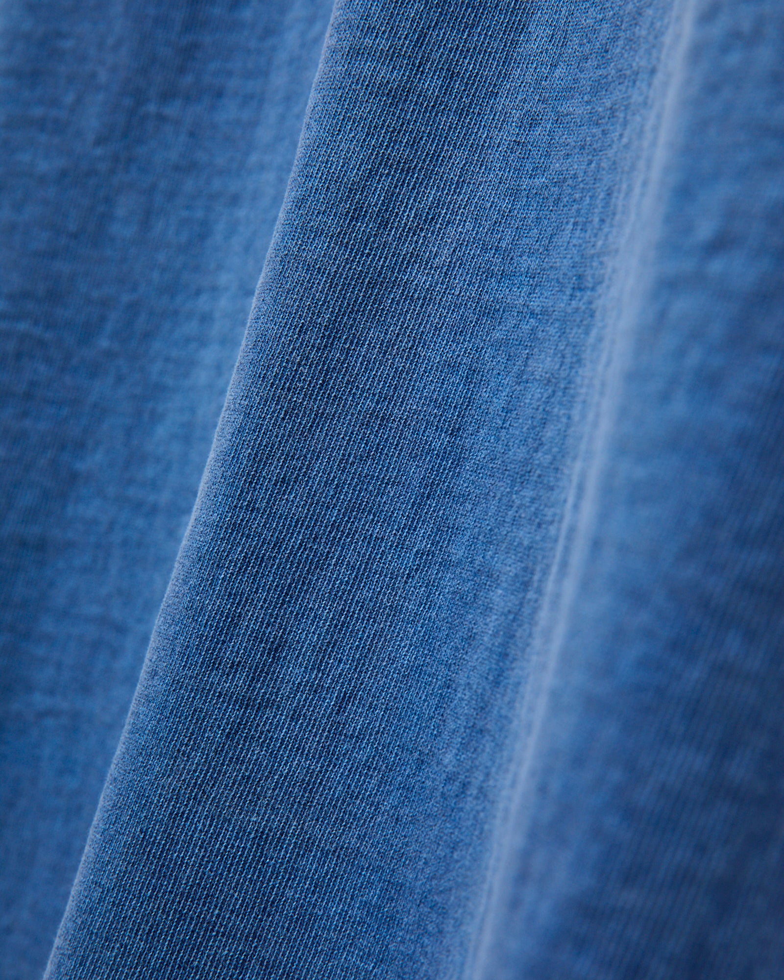 Stand Wheeler Pigment-Dyed T-Shirt in Light Indigo - Image 6