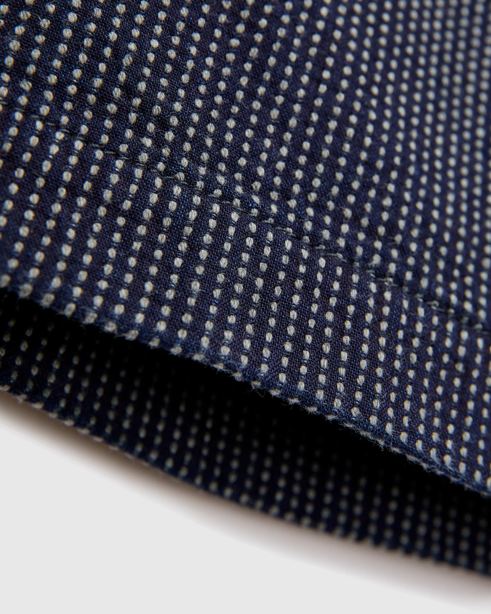 Stitch Stripe Comfortable Shorts in Indigo Thin Stripe - Image 8