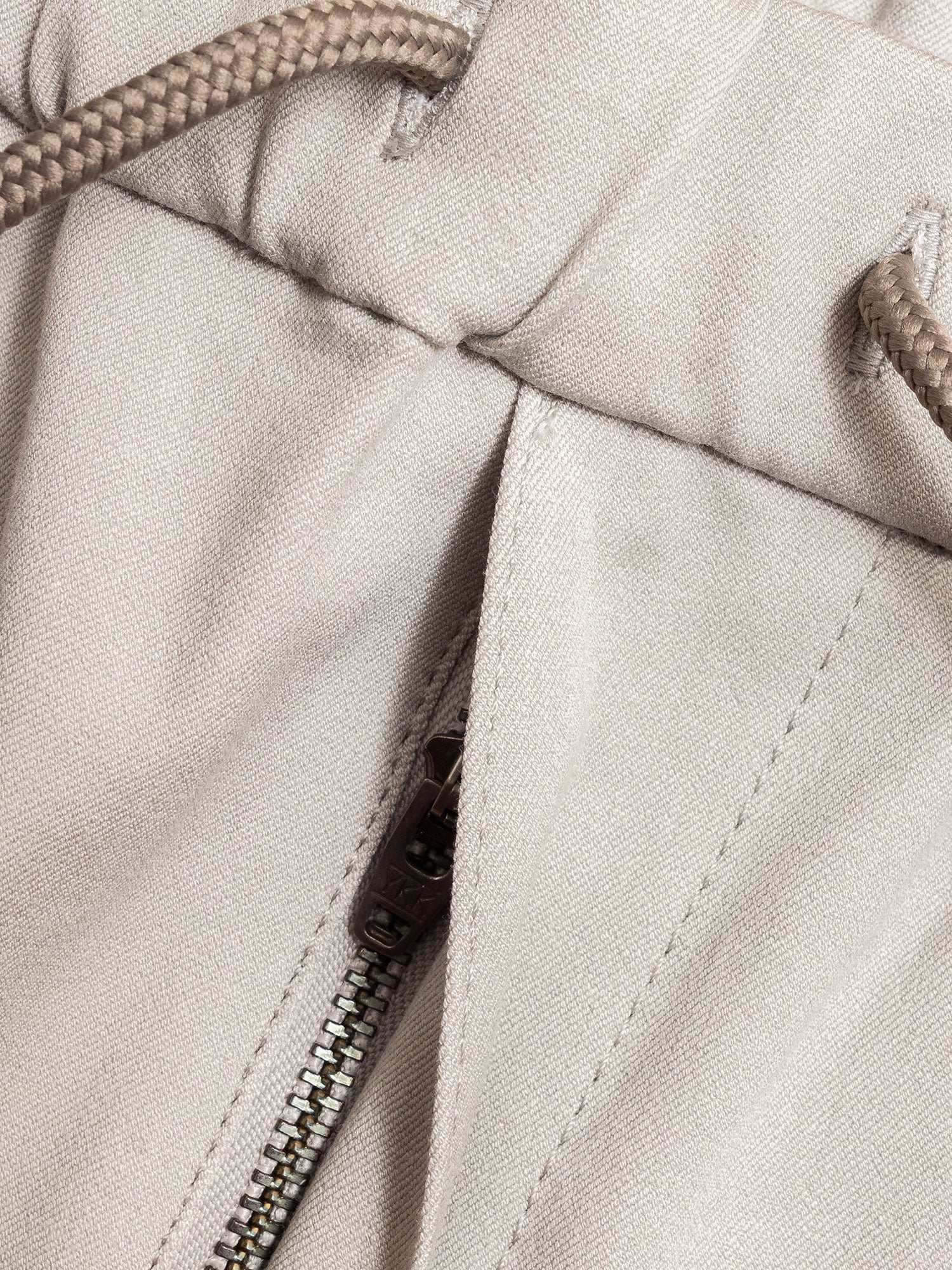 Stretch Twill Biker Pants in Light Grey - Image 5