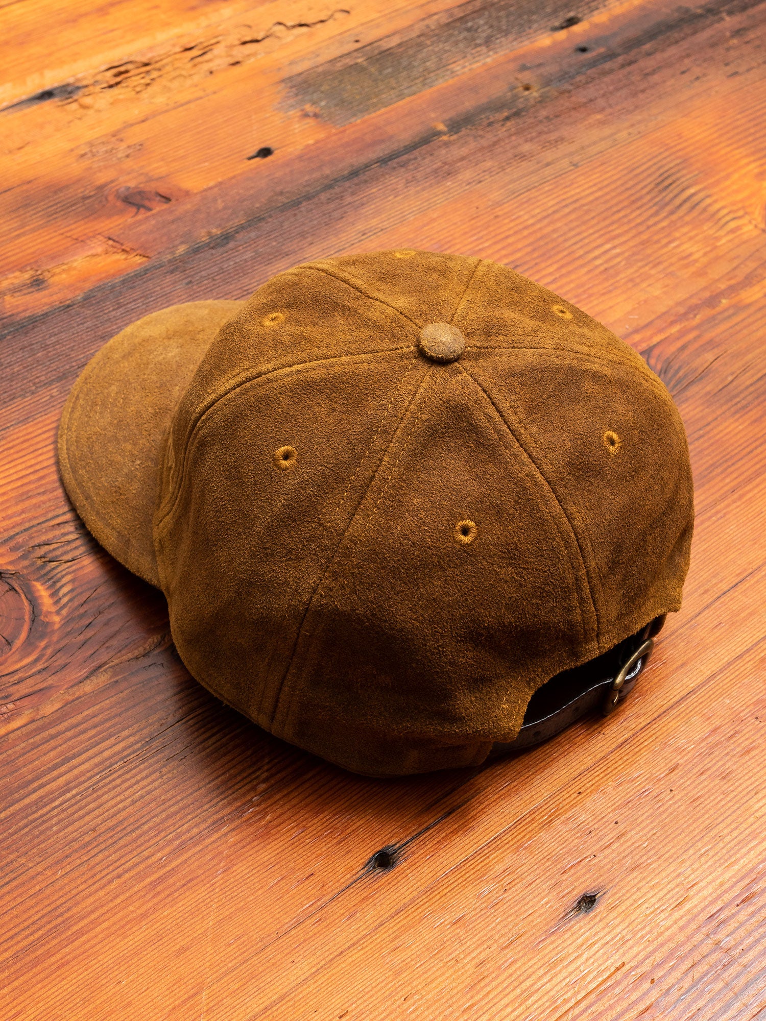Suede Baseball Cap in Brown - Image 2