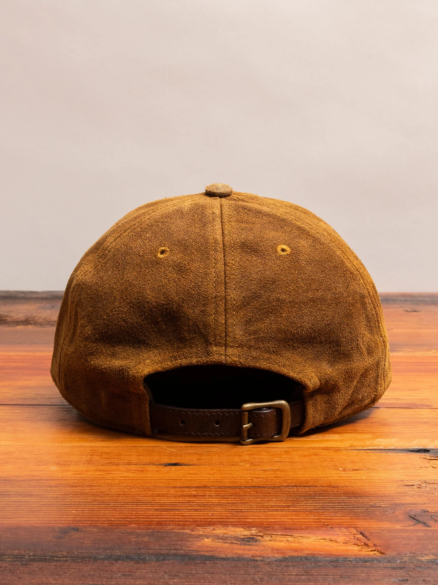 Suede Baseball Cap in Brown - Image 5