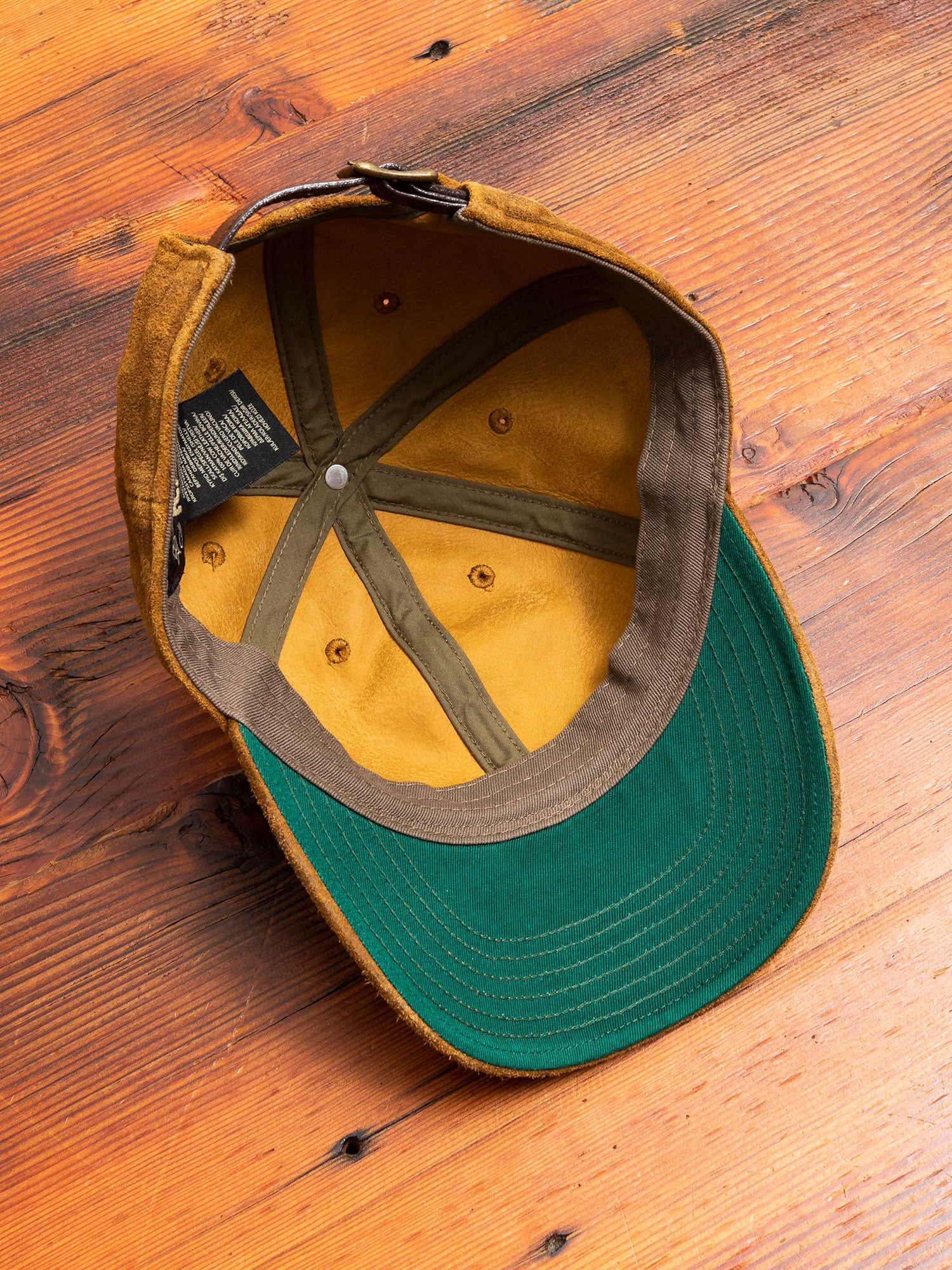 Suede Baseball Cap in Brown - Image 7