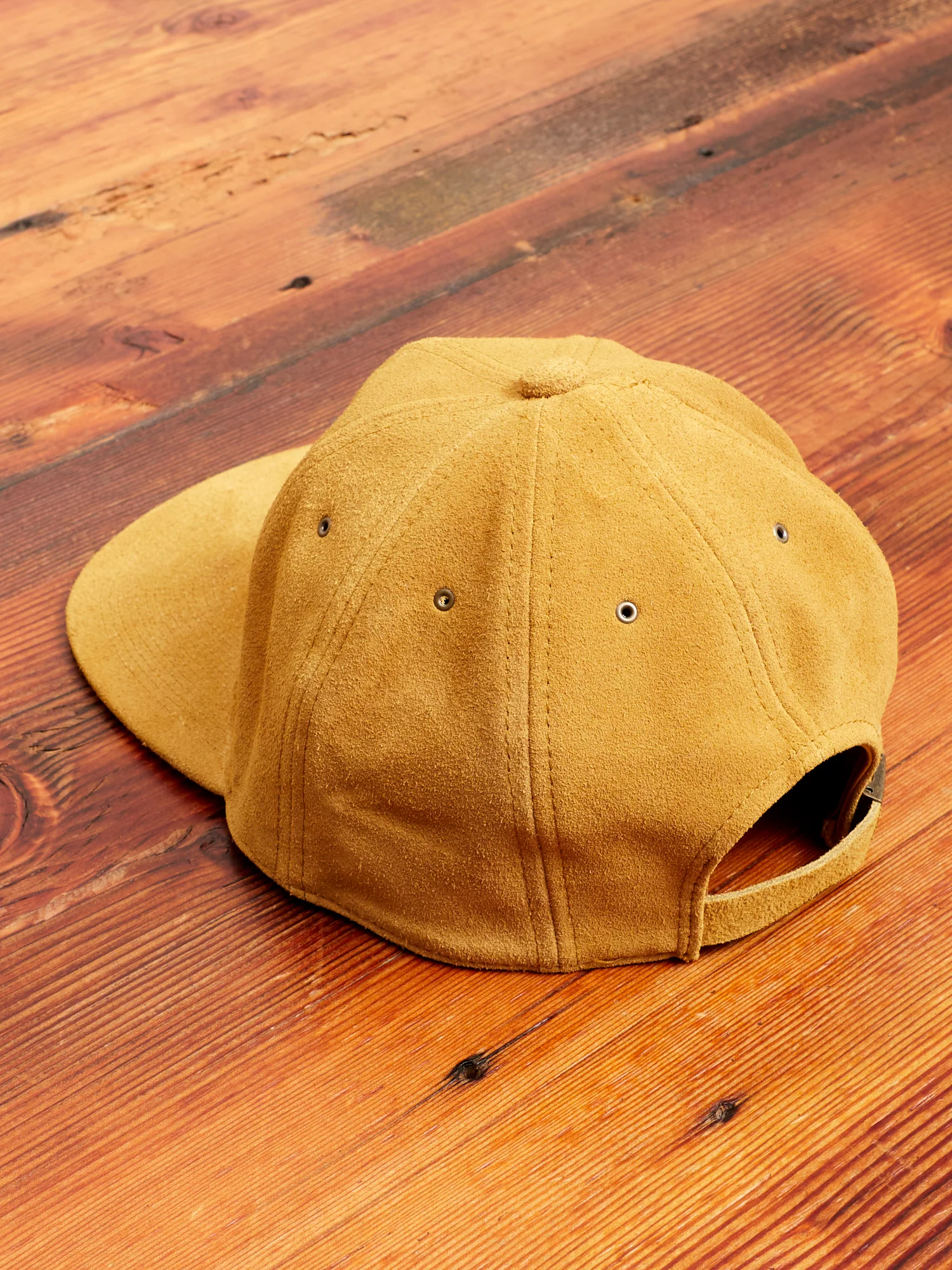 Suede Cap in Camel - Image 2