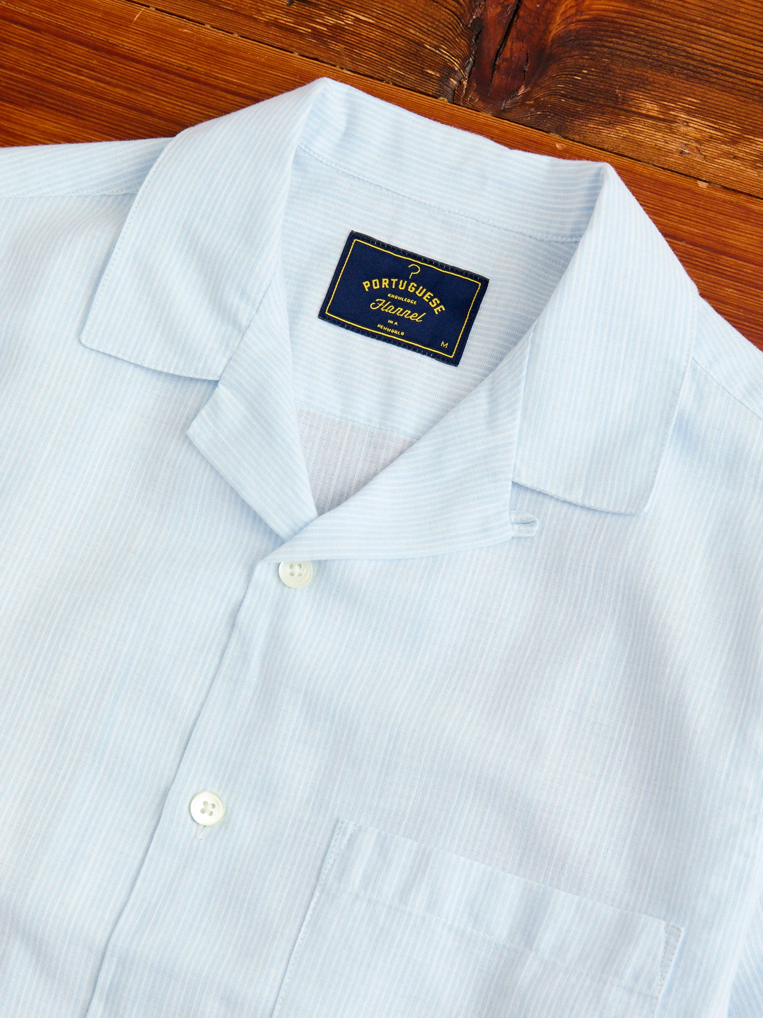 Summer Blend Button-Up Shirt in Sky - Image 3
