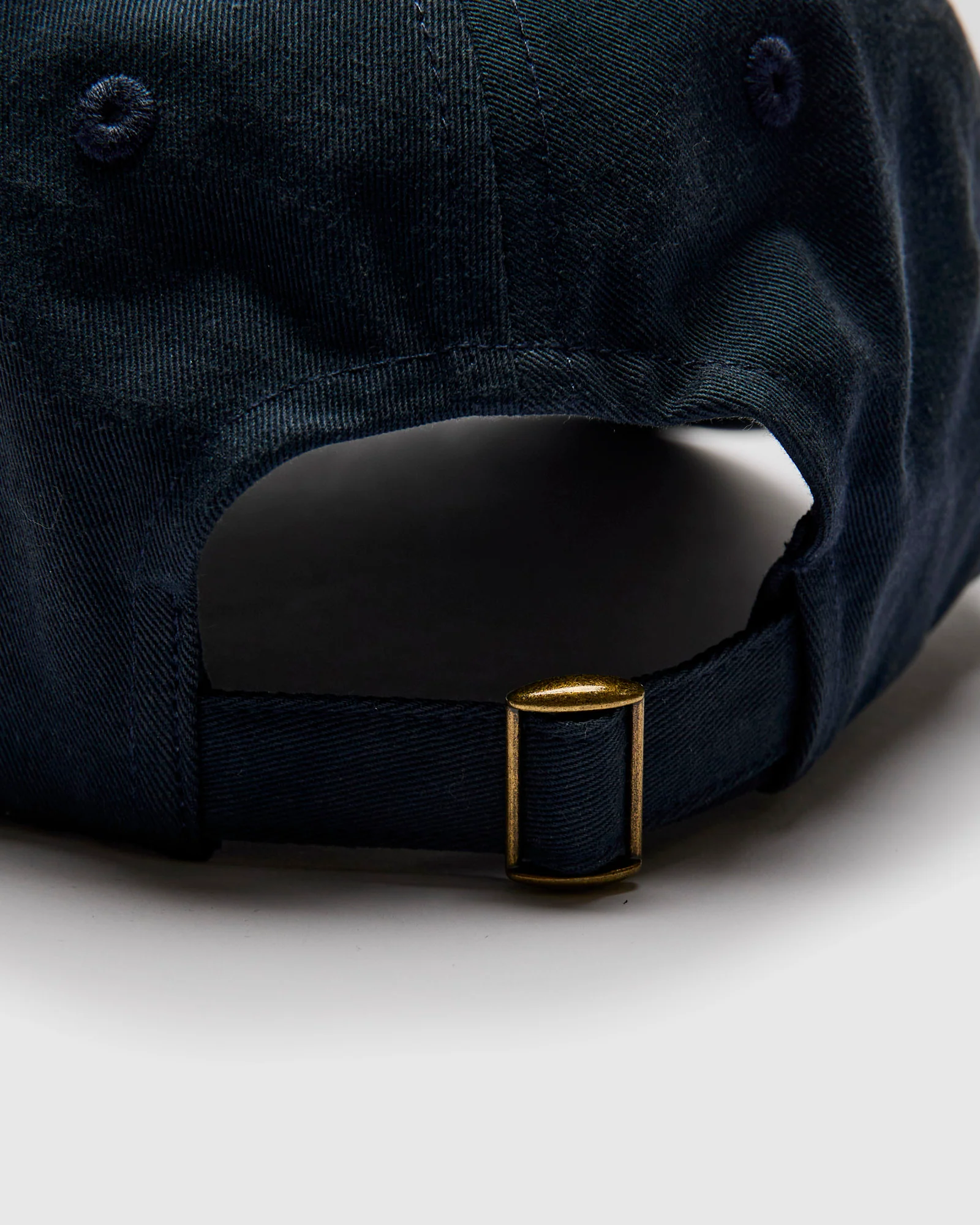 Swan Logo Gabardine Cap in Night Blue - Image 5