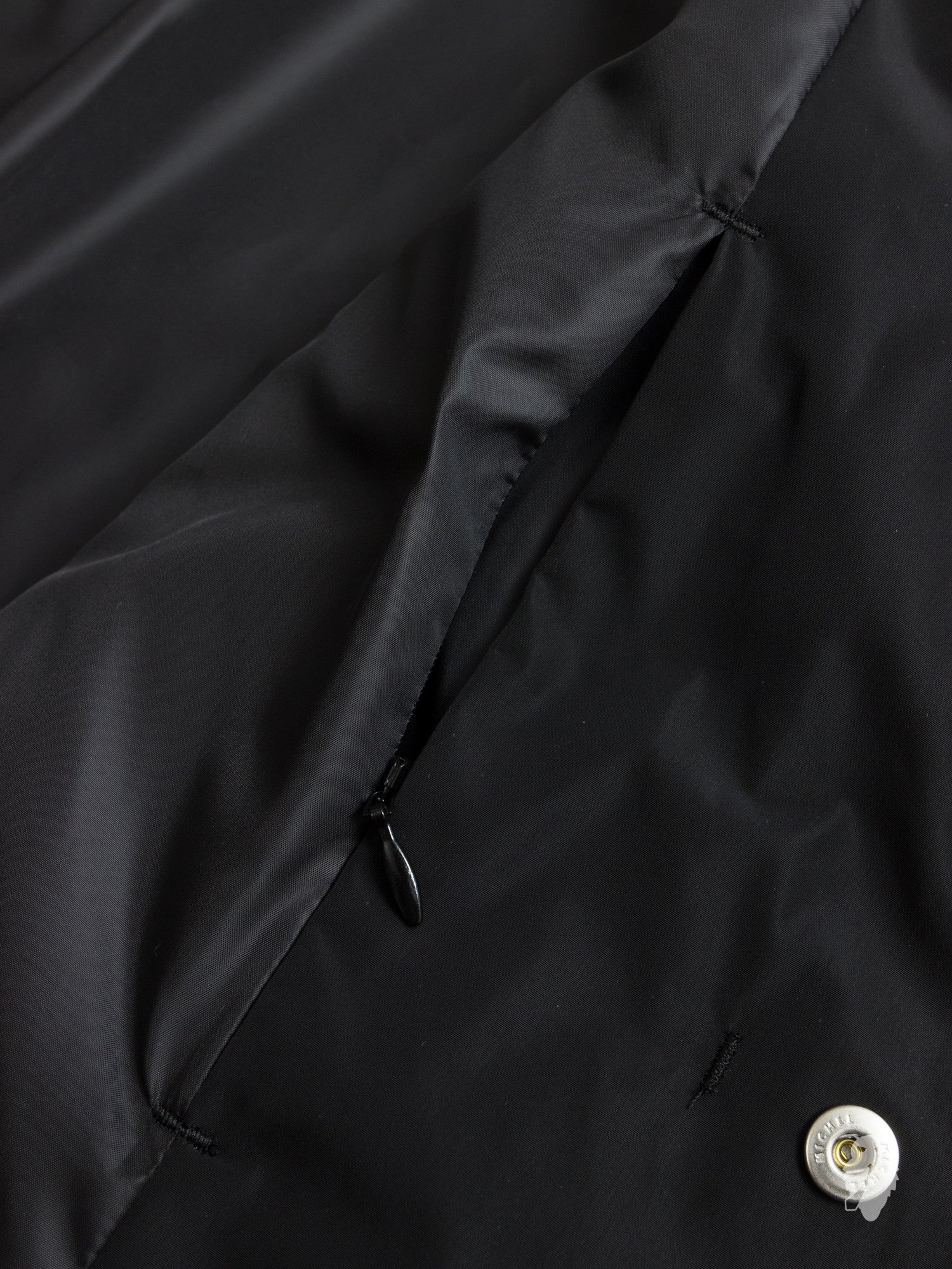 Taffeta Coaches Jacket in Black - Image 9