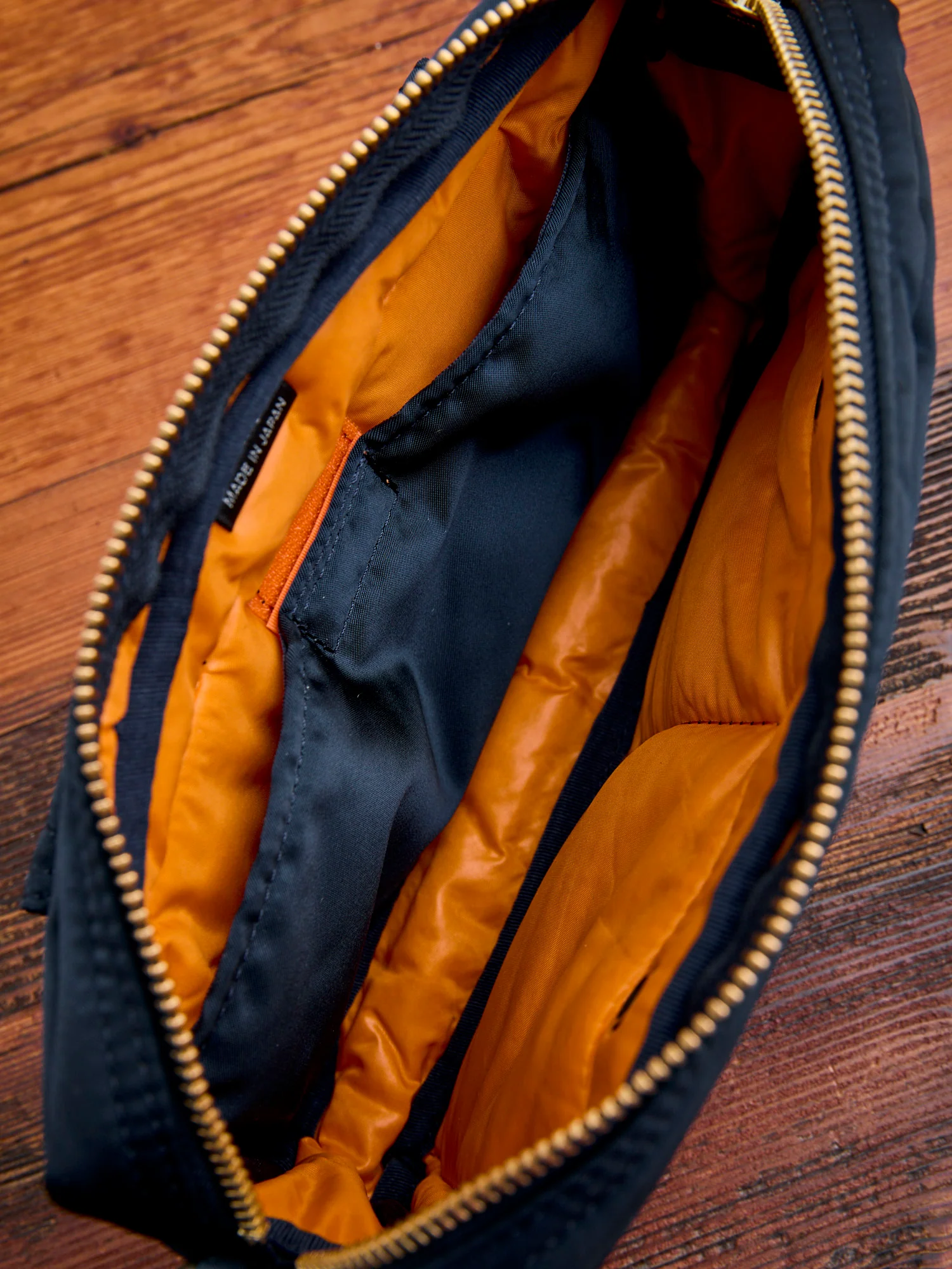 "Tanker" Shoulder Bag (S) in Iron Blue - Image 11
