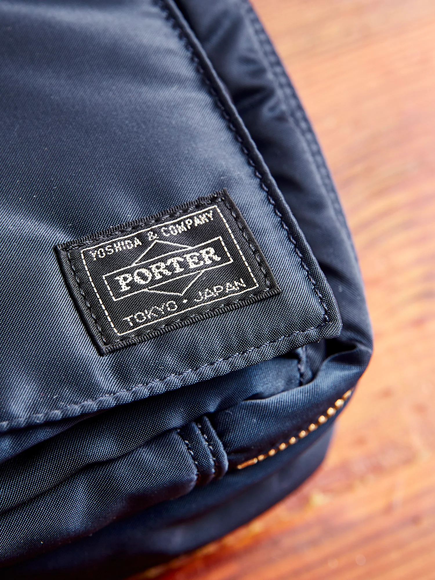 "Tanker" Shoulder Bag (S) in Iron Blue - Image 4