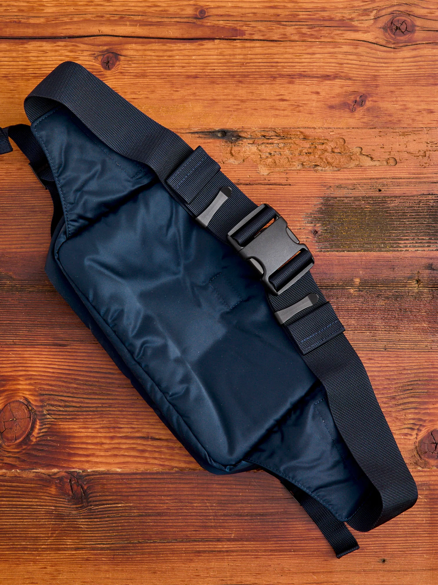 "Tanker" 2-Way Waist Bag in Iron Blue - Image 10