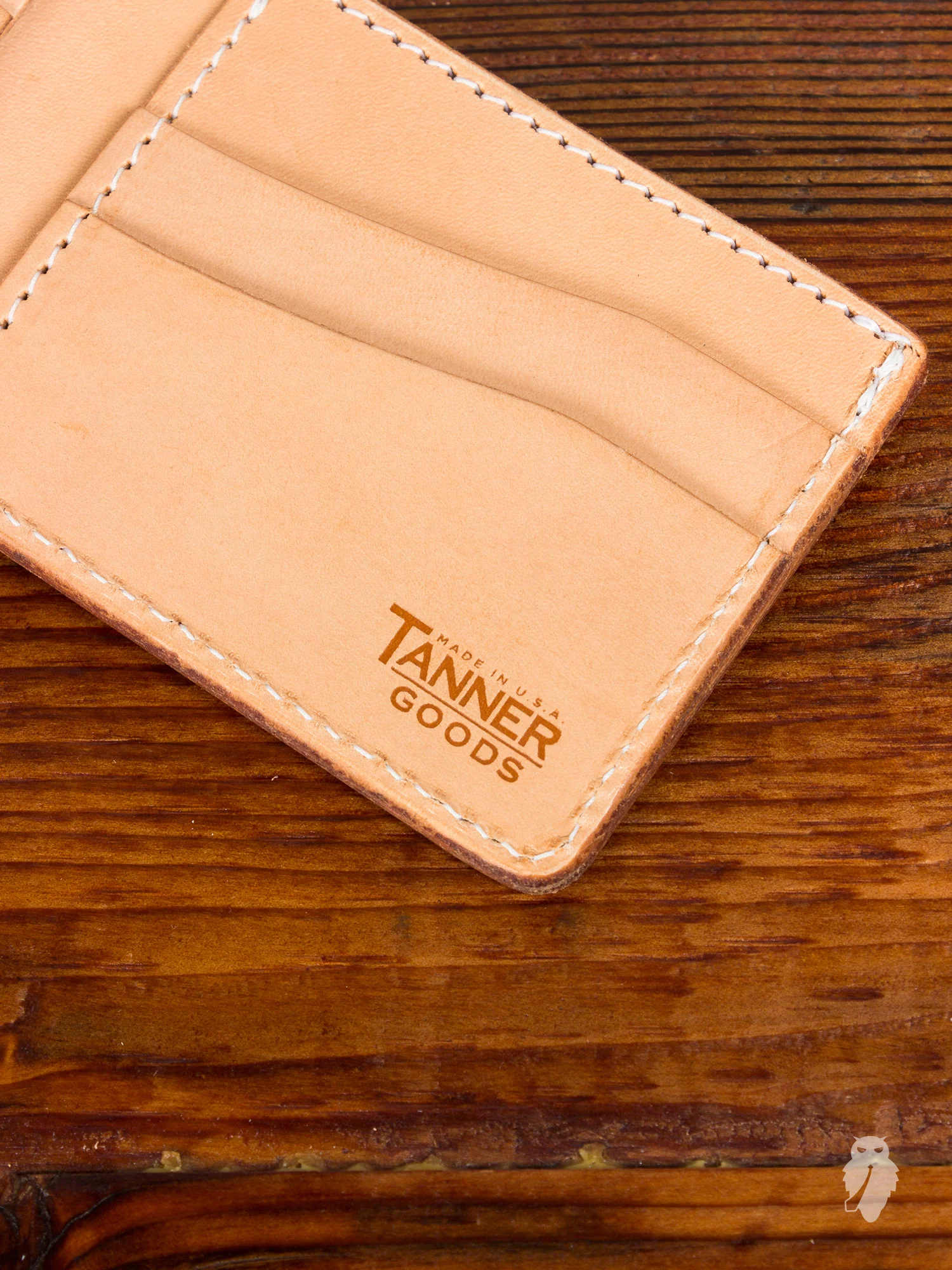 "Utility Bifold" Wallet in Natural - Image 4