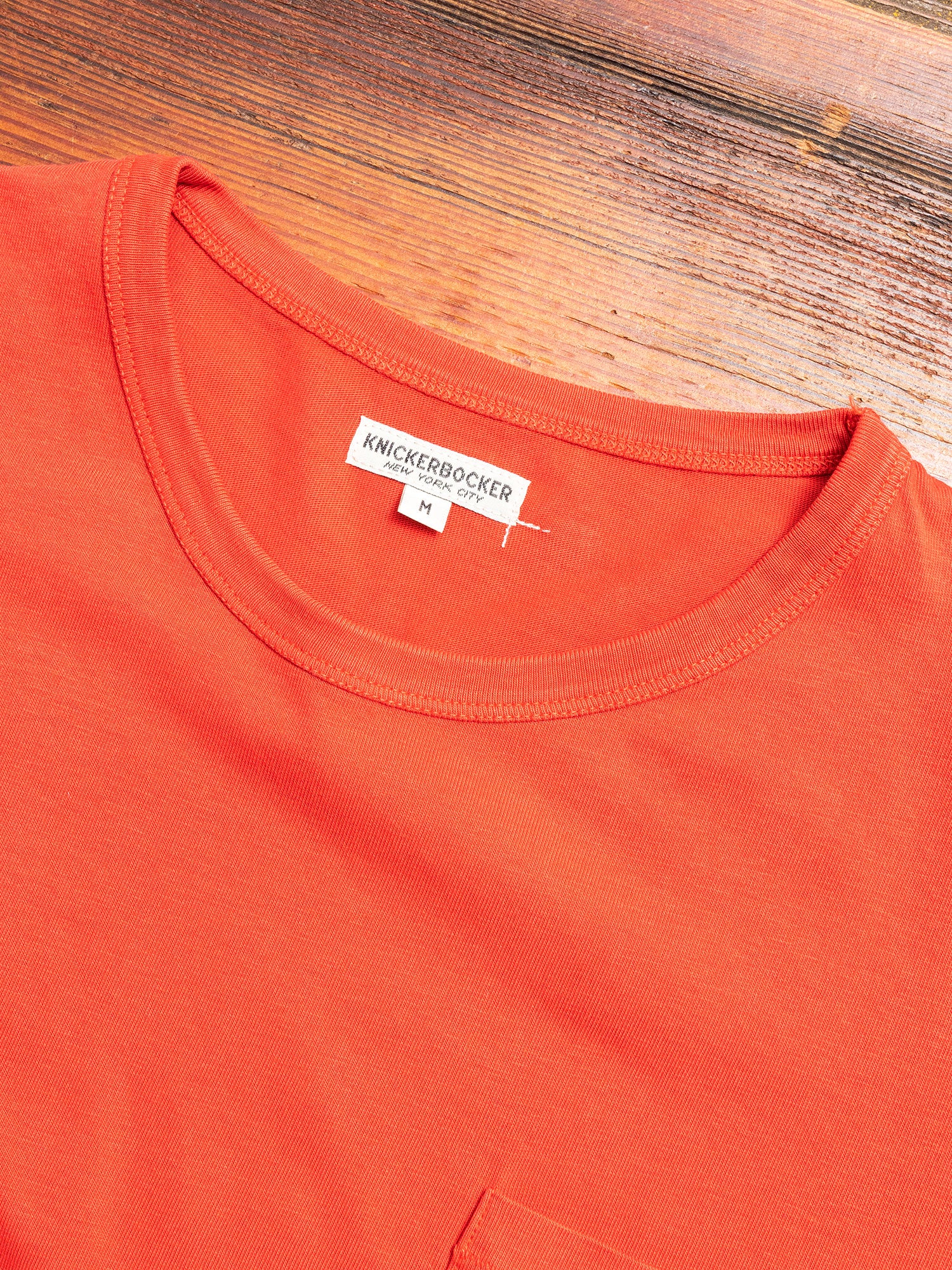 The Pigment Pocket T-Shirt in Red - Image 2