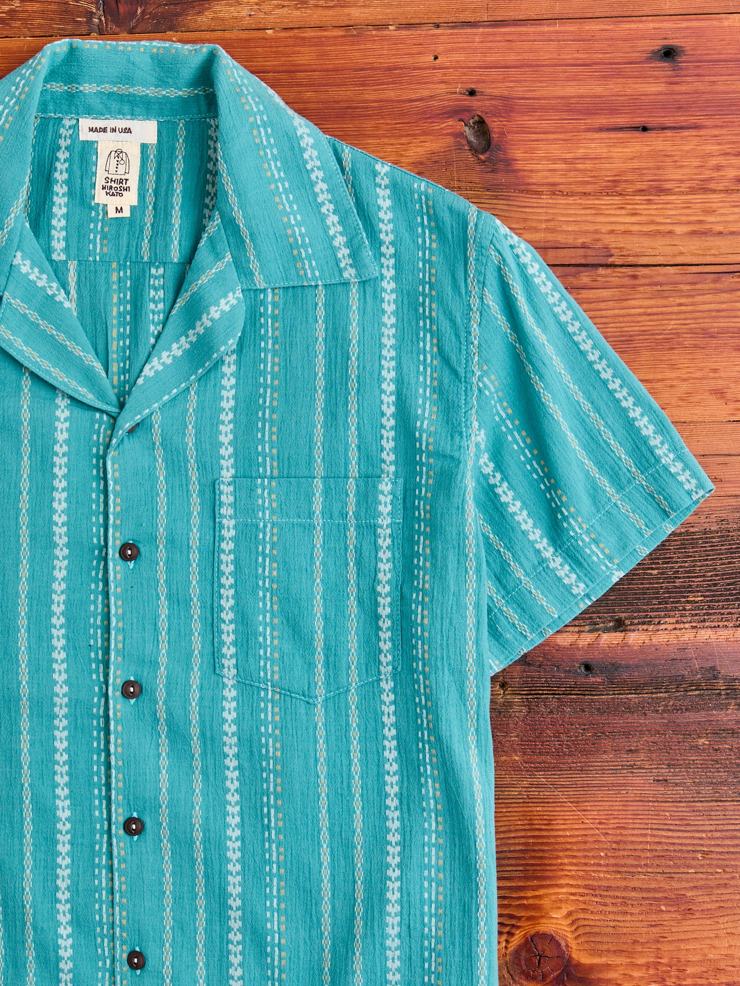 The Wrench Short Sleeve Shirt in Summer Turquoise - Image 4