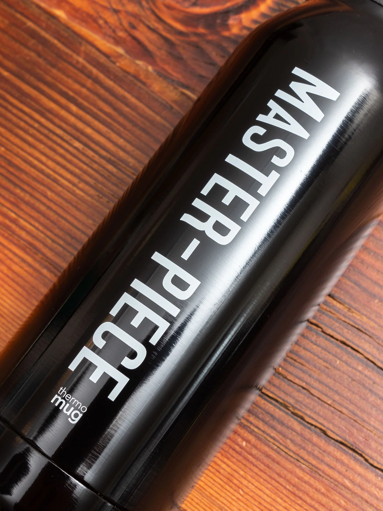 Thermo Mug Umbrella Bottle in Black - Image 2