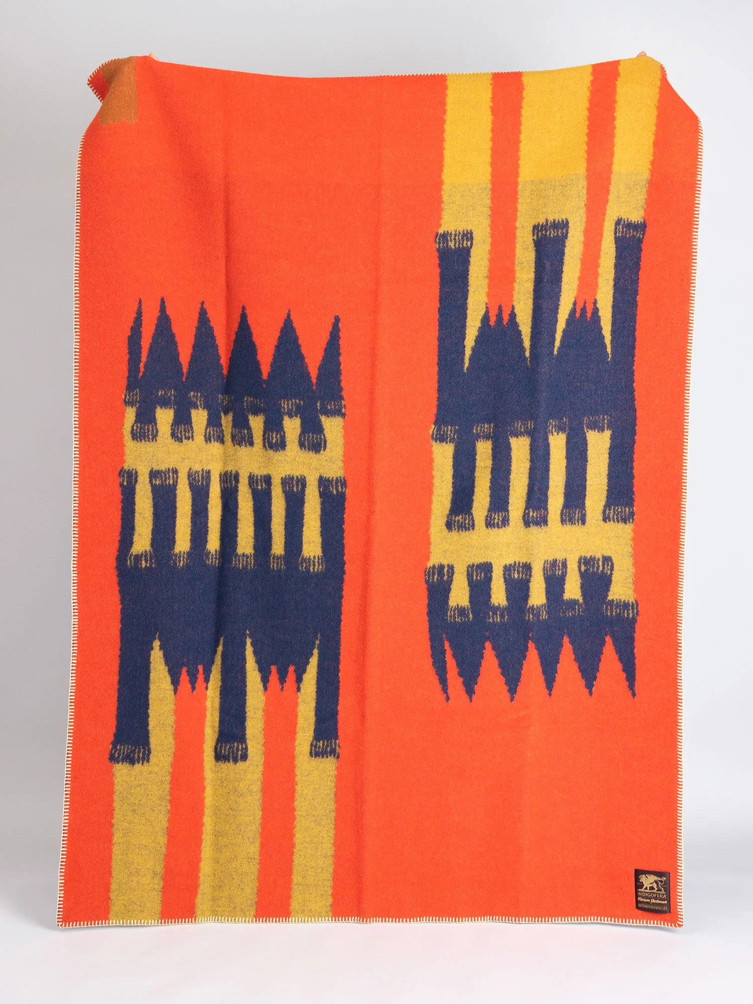 "Treasure Trail" Norwegian Wool Blanket - Image 2